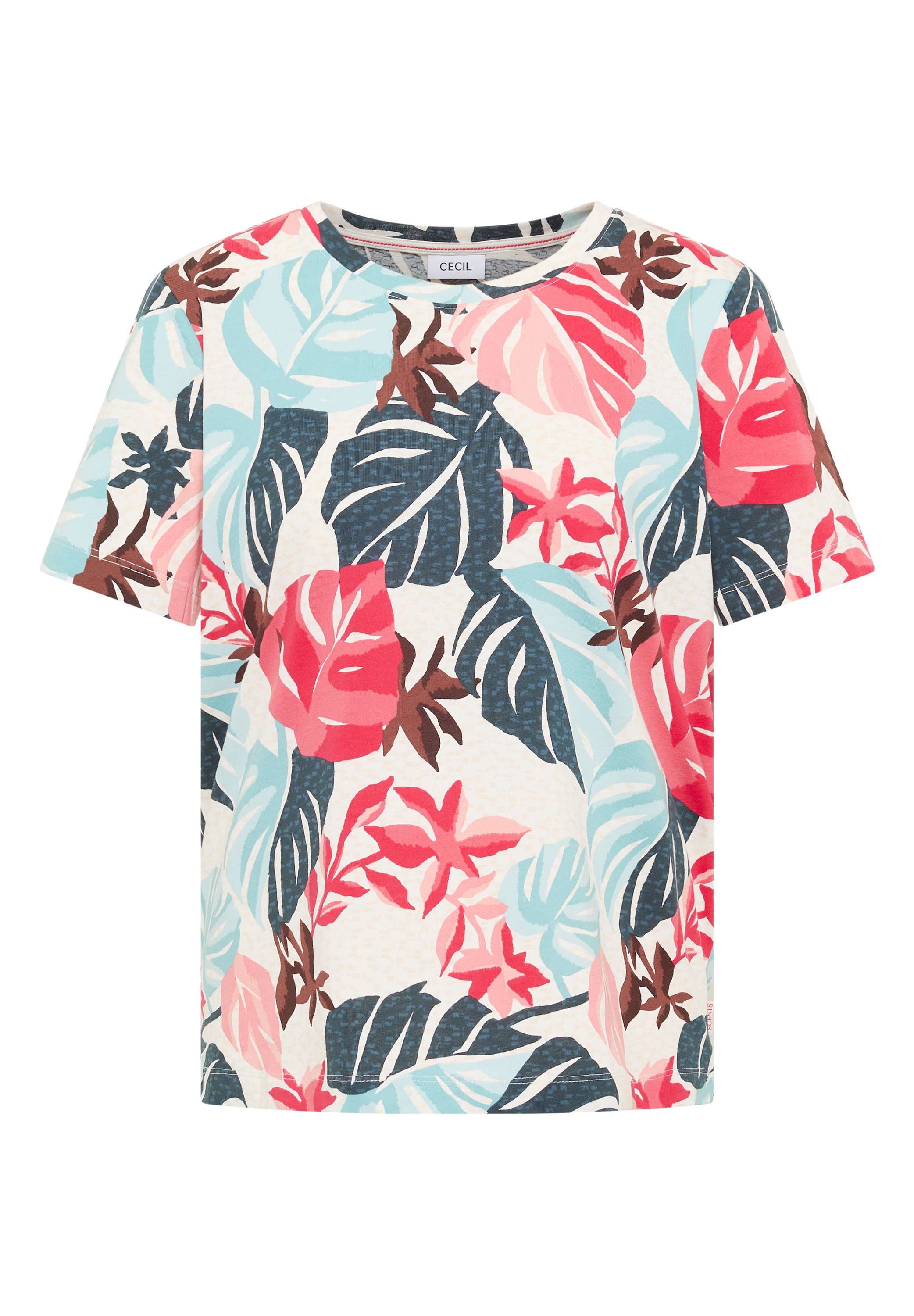 Cecil T-Shirt aus reiner Baumwolle