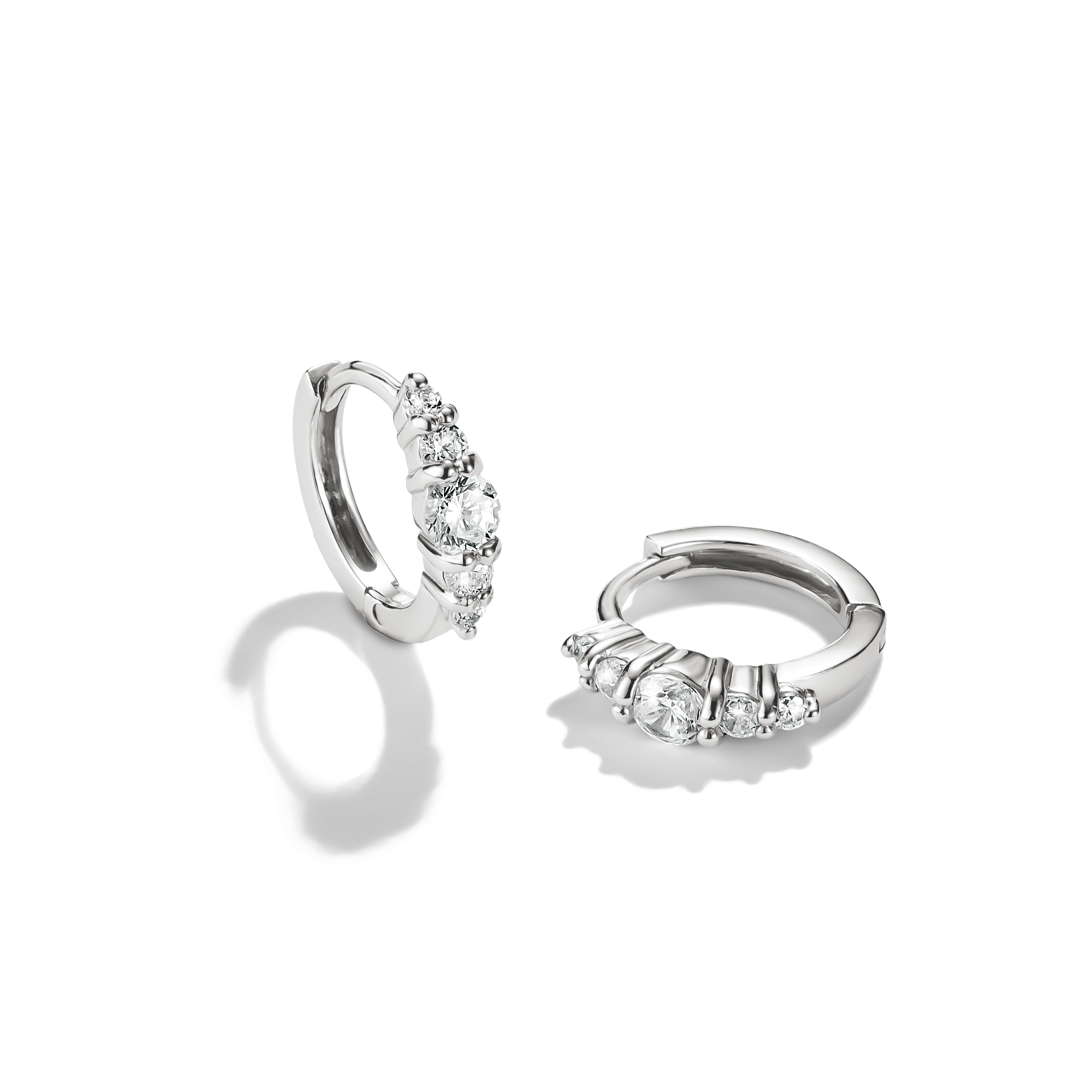 THOMAS SABO Paar Creolen »Silber mit Zirkonia« mit Zirkonia (synth.)
