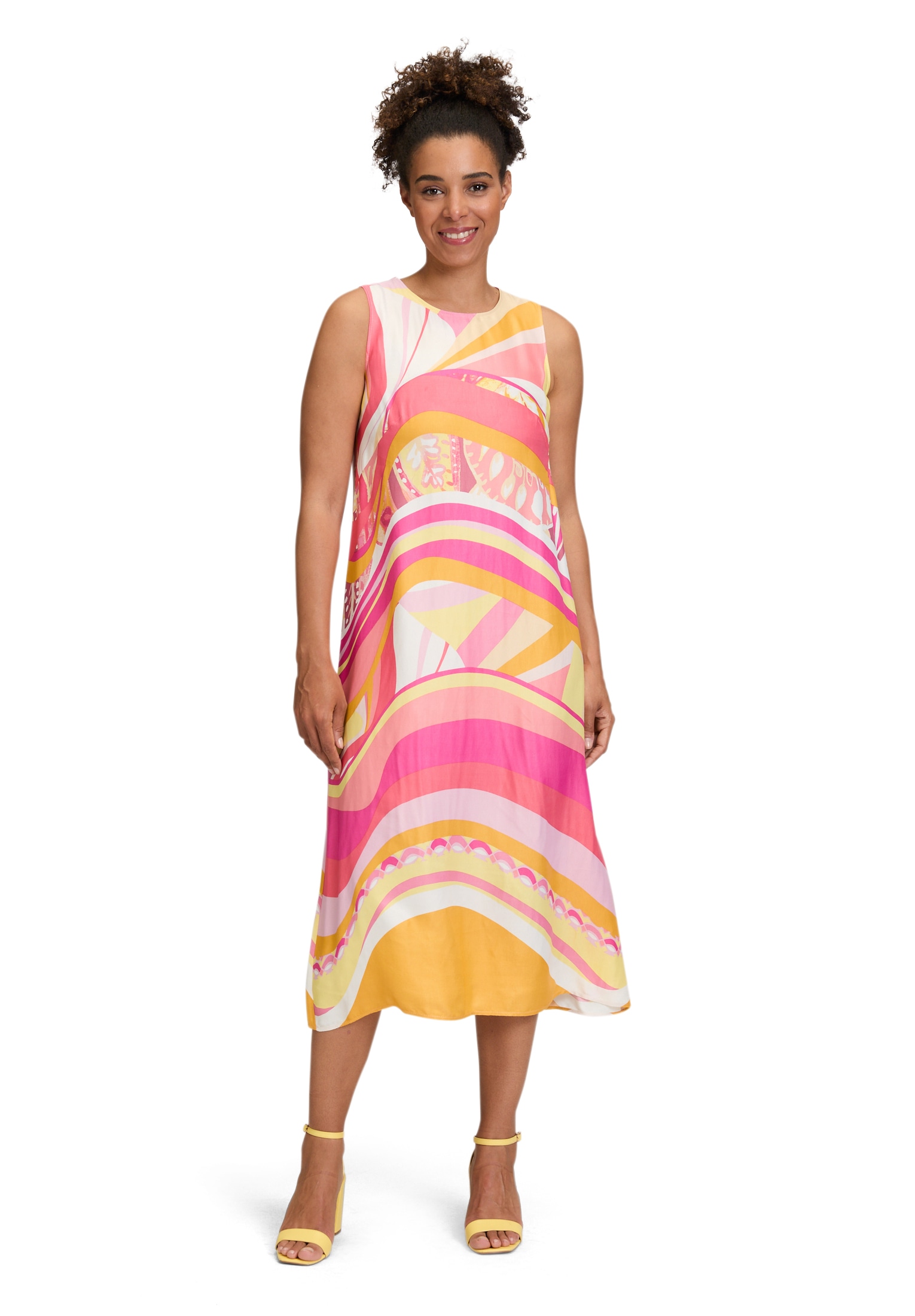 Betty Barclay Sommerkleid "Betty Barclay Sommerkleid mit Rundhalsausschnitt günstig online kaufen