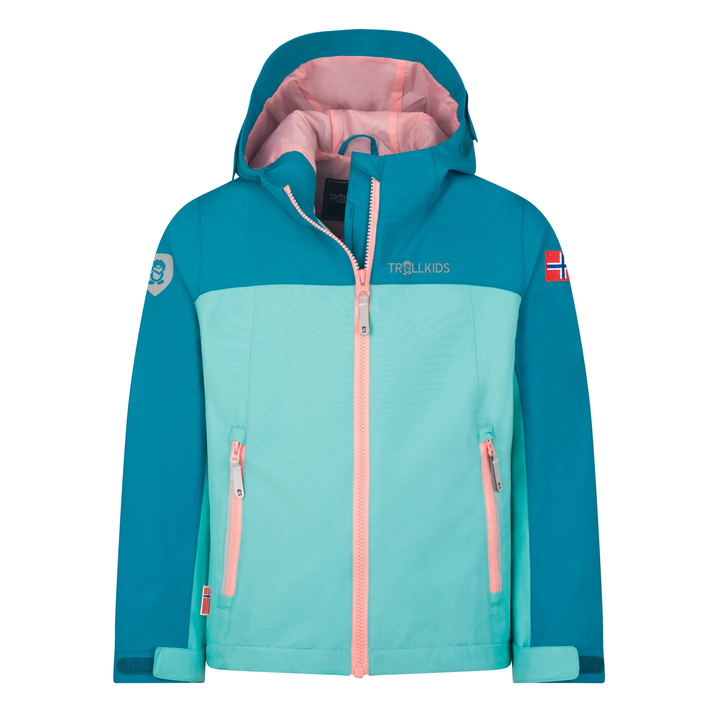 TROLLKIDS Regenjacke »KIDS TELEMARK JACKET« für sportliche Aktivitäten, wasserdicht, mit Mesh-Innenfutter