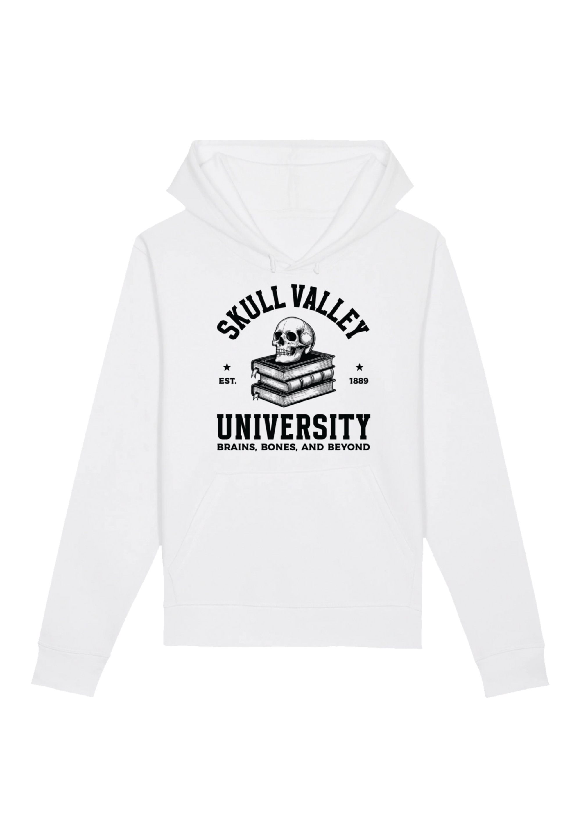 F4NT4STIC Kapuzenpullover "Halloween University skull valley", Premium Qual günstig online kaufen