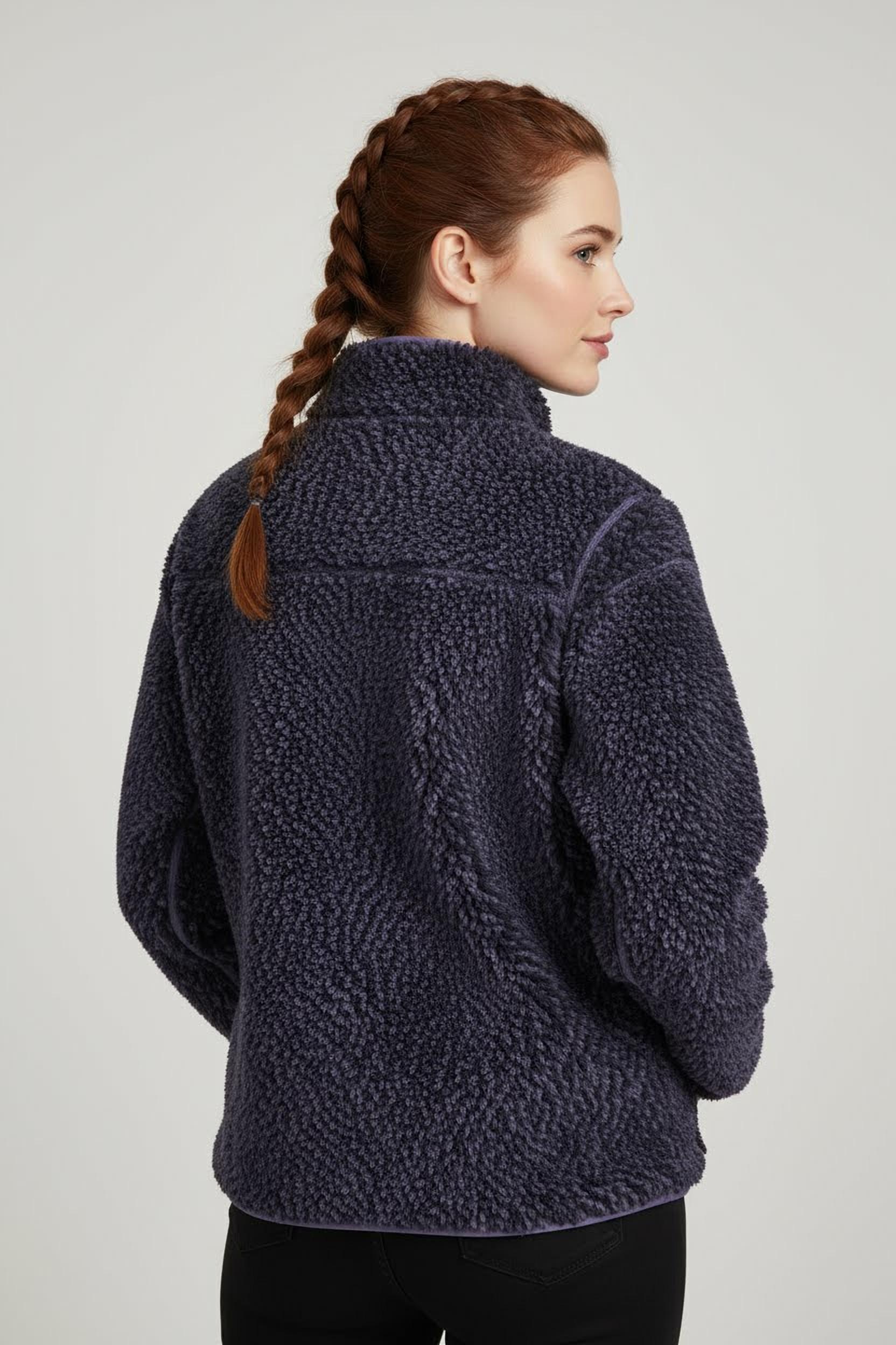 Converse Fleecejacke "WOMENS CONVERSE PRINTED SHERPA FULL-ZIP JACKET" günstig online kaufen