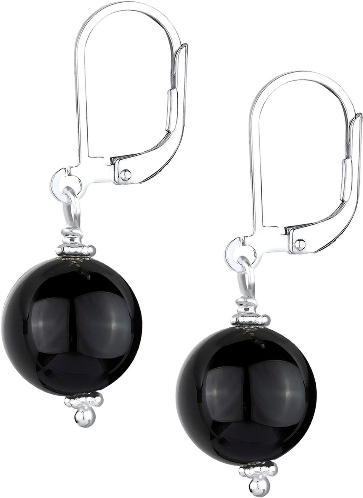 Elli Paar Ohrhänger »Schmuck Geschenk Silber 925 Ohrringe, 0302121815«, mit Onyx