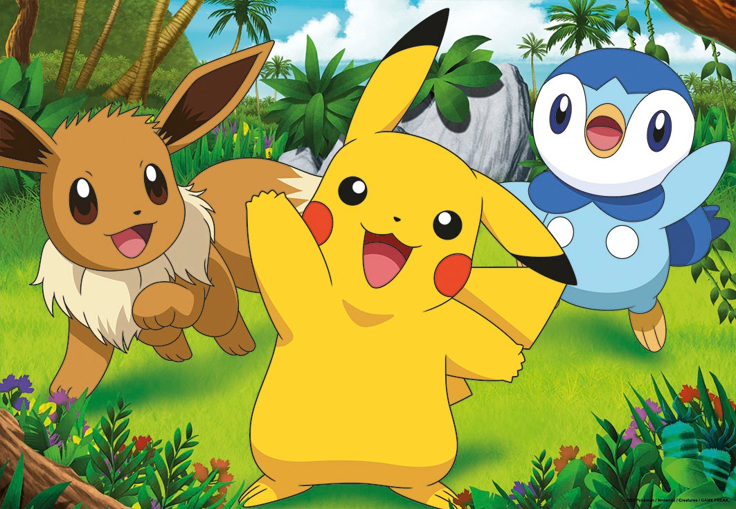 Ravensburger Puzzle »Pikachu und seine Freunde«, 2x24 Teile; Made in Europe
