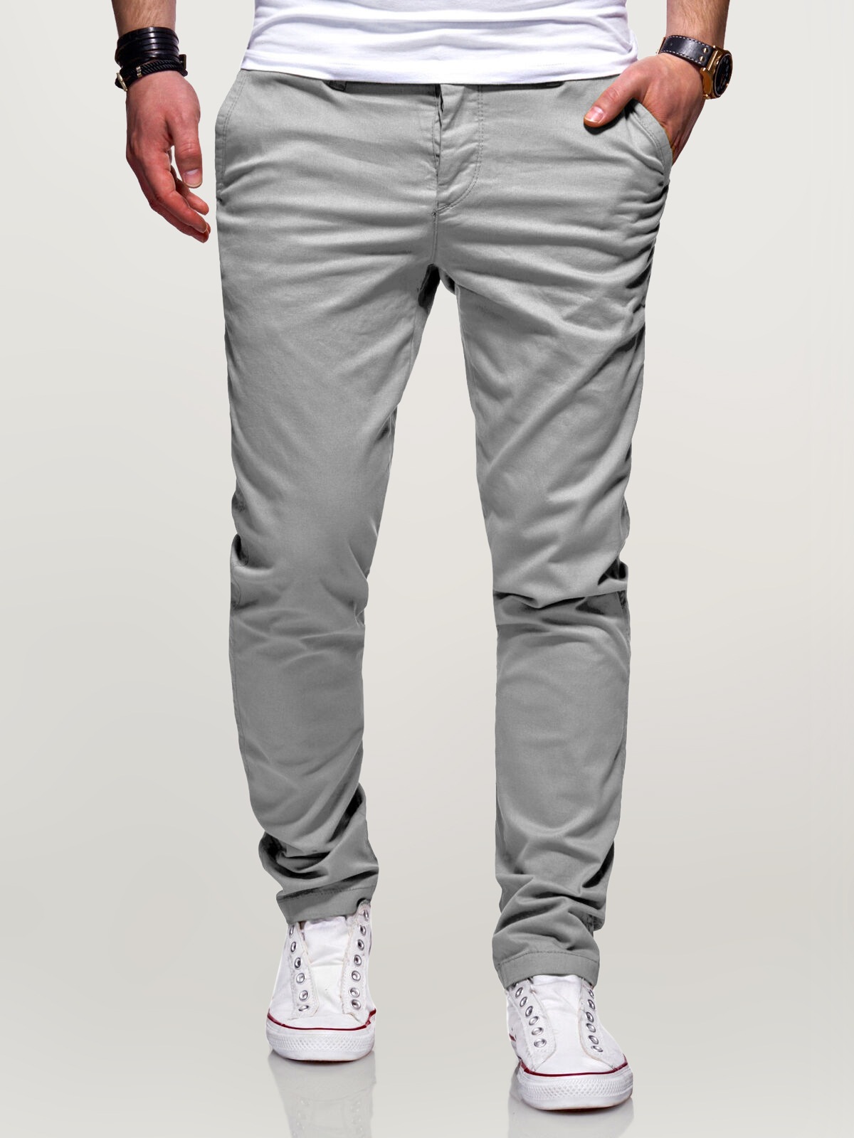 behype Chinohose "Heritage" im Slim -Fit-Schnitt günstig online kaufen