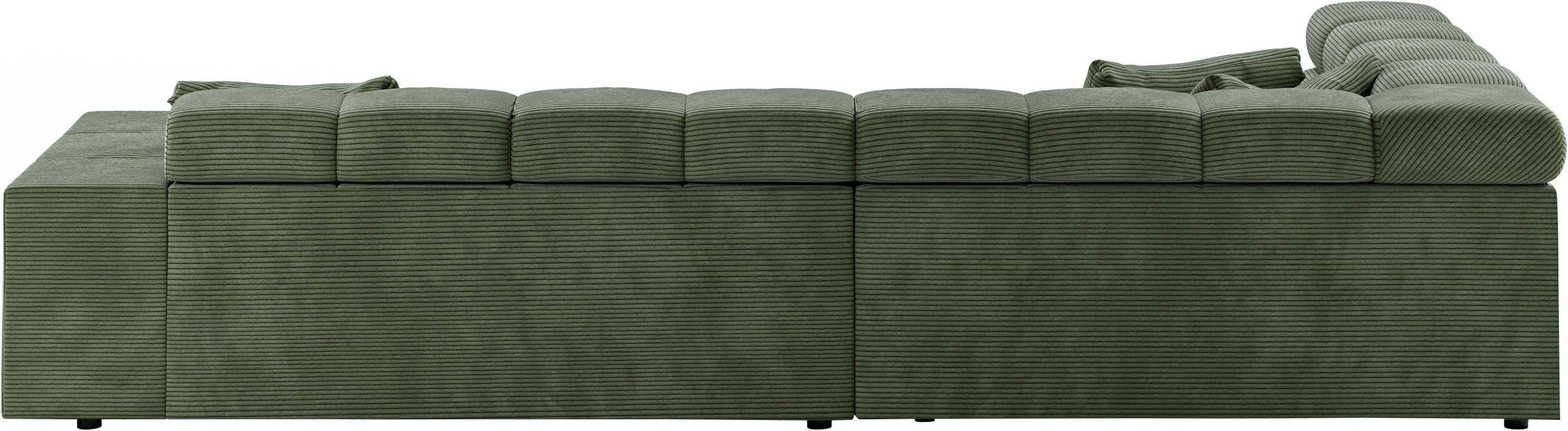 INOSIGN Ecksofa »Ancona incl. Kopfteilverstellung, OTTOs Choice, Breite 319cm, L-Form«, wahlweise motorische Sitztiefenverstellung, auch in Cord + Easy Care