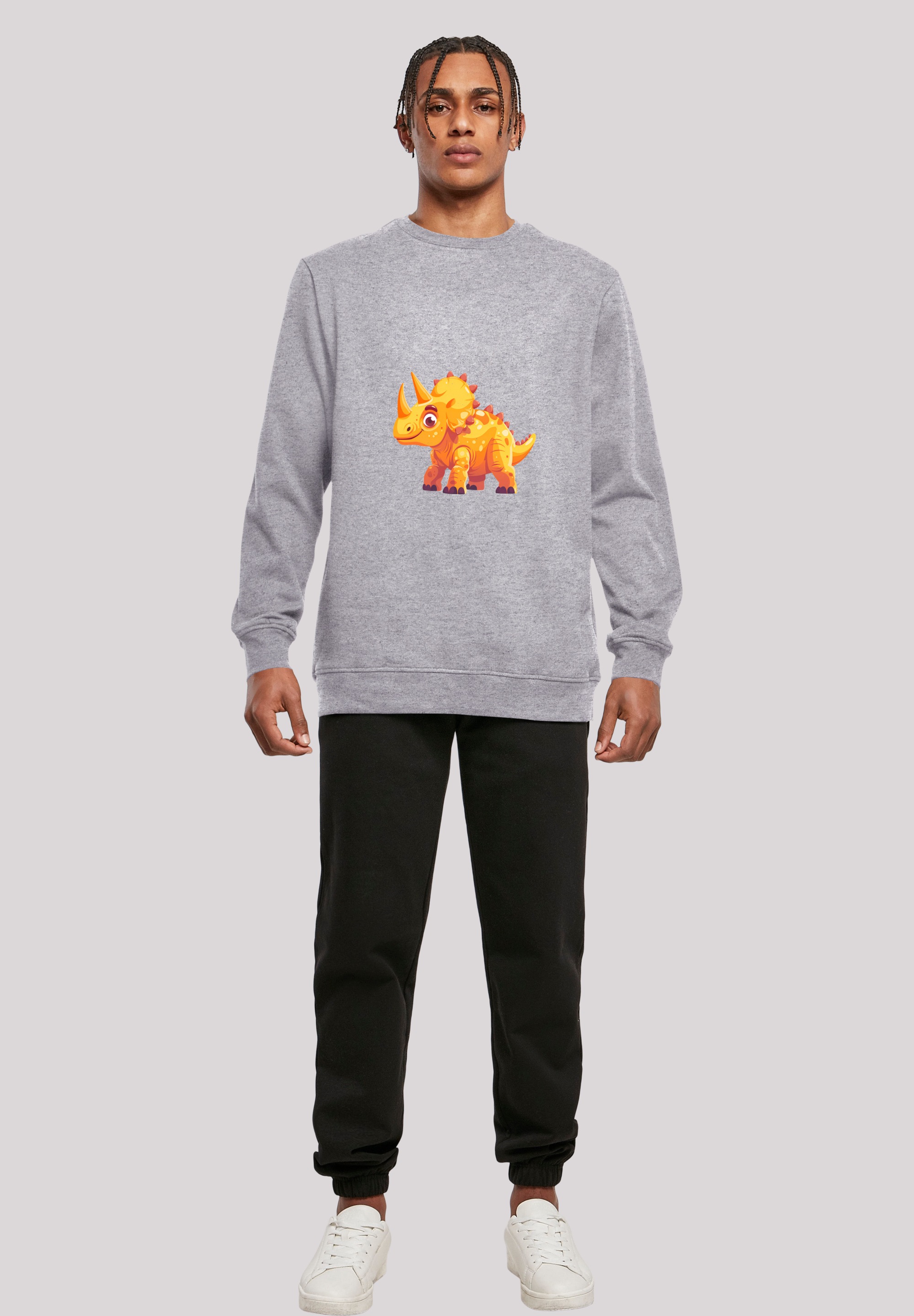 F4NT4STIC Sweatshirt »Süßer Triceratops Dinosaurier«, Premium Qualität