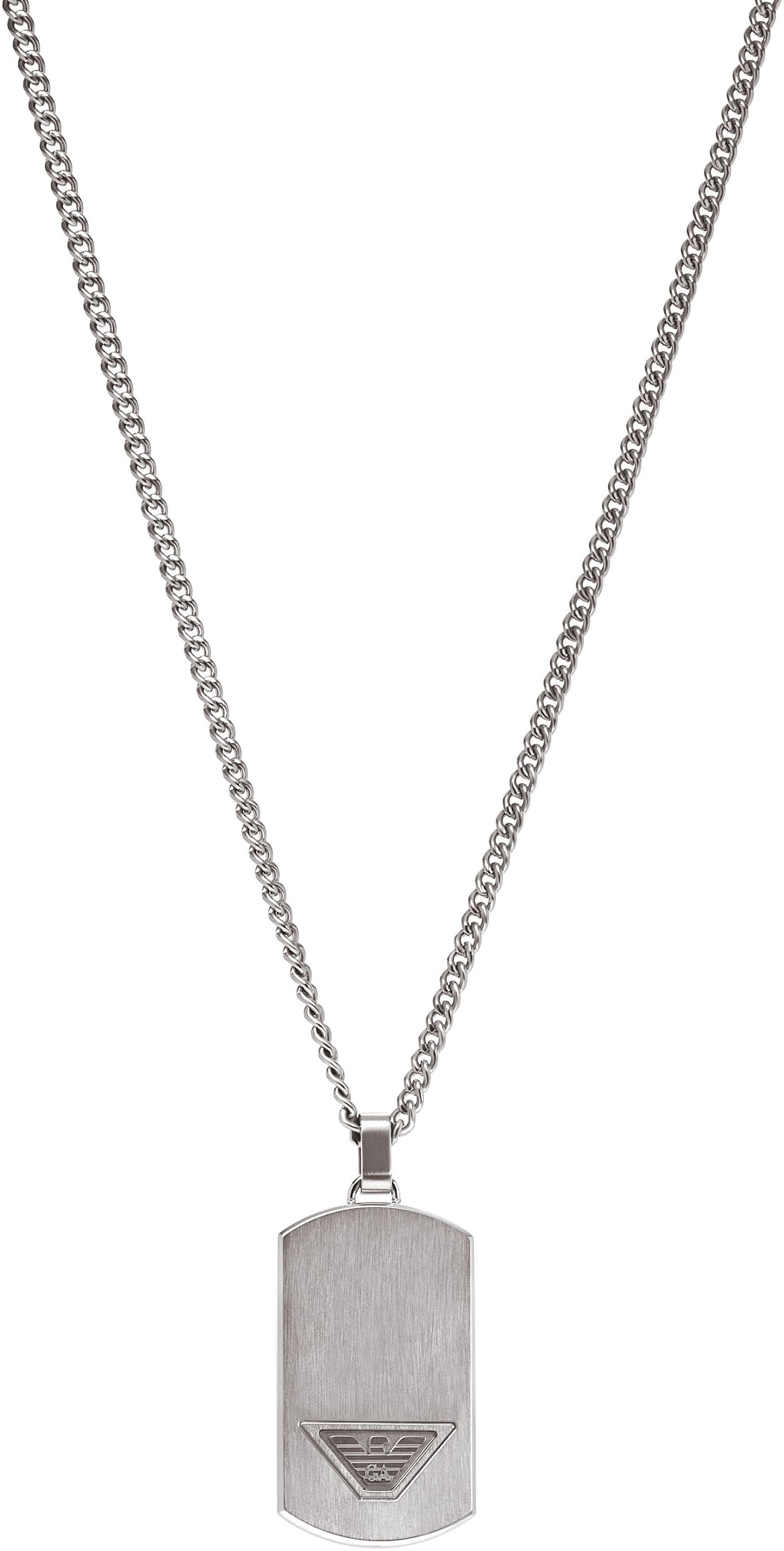 Emporio Armani Kette mit Anhänger »Schmuck Geschenk Edelstahl Halskette Dog Tag, EGS3125040«