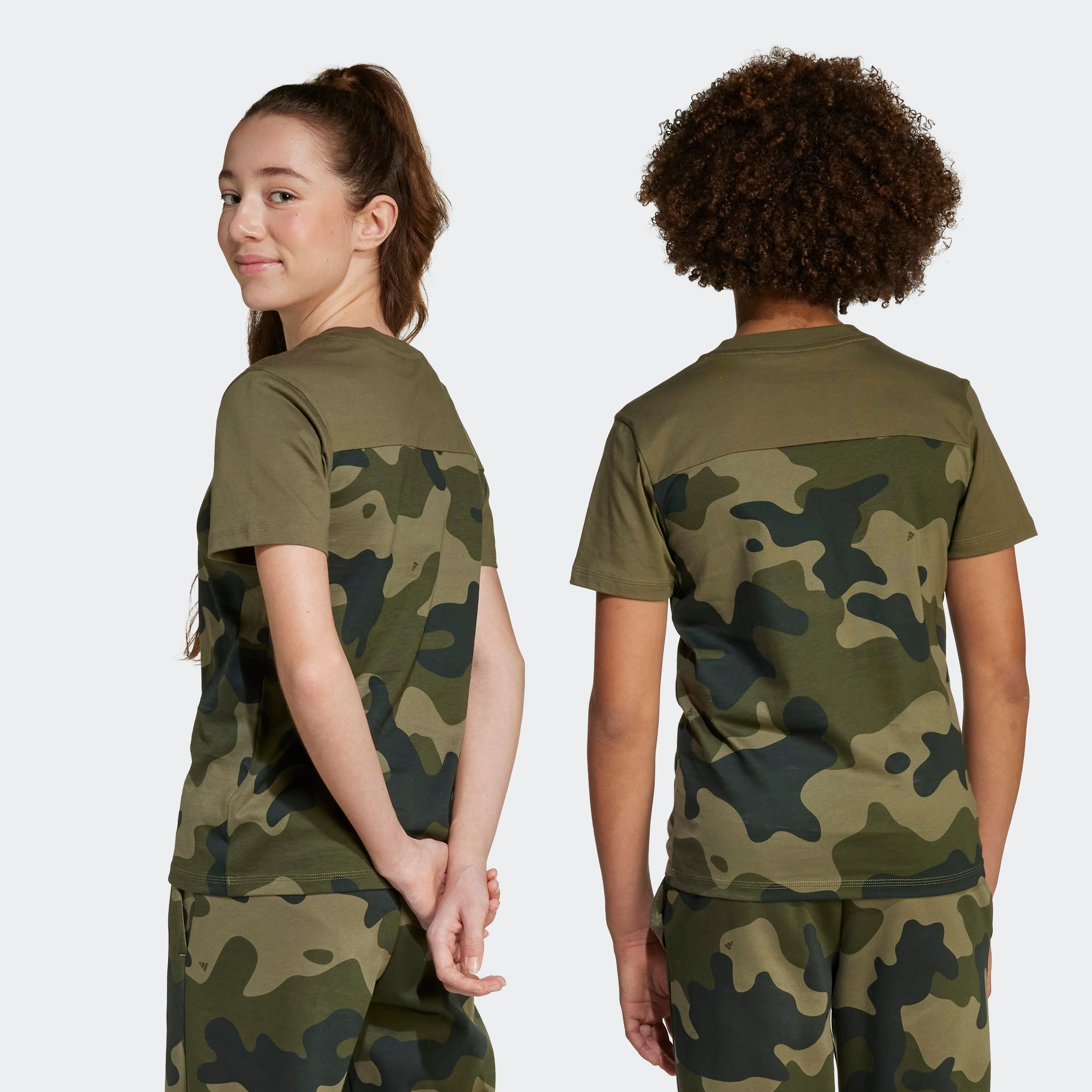adidas Sportswear T-Shirt »SEASONAL ESSENTIALS CAMO BAUMWOLL- KIDS«
