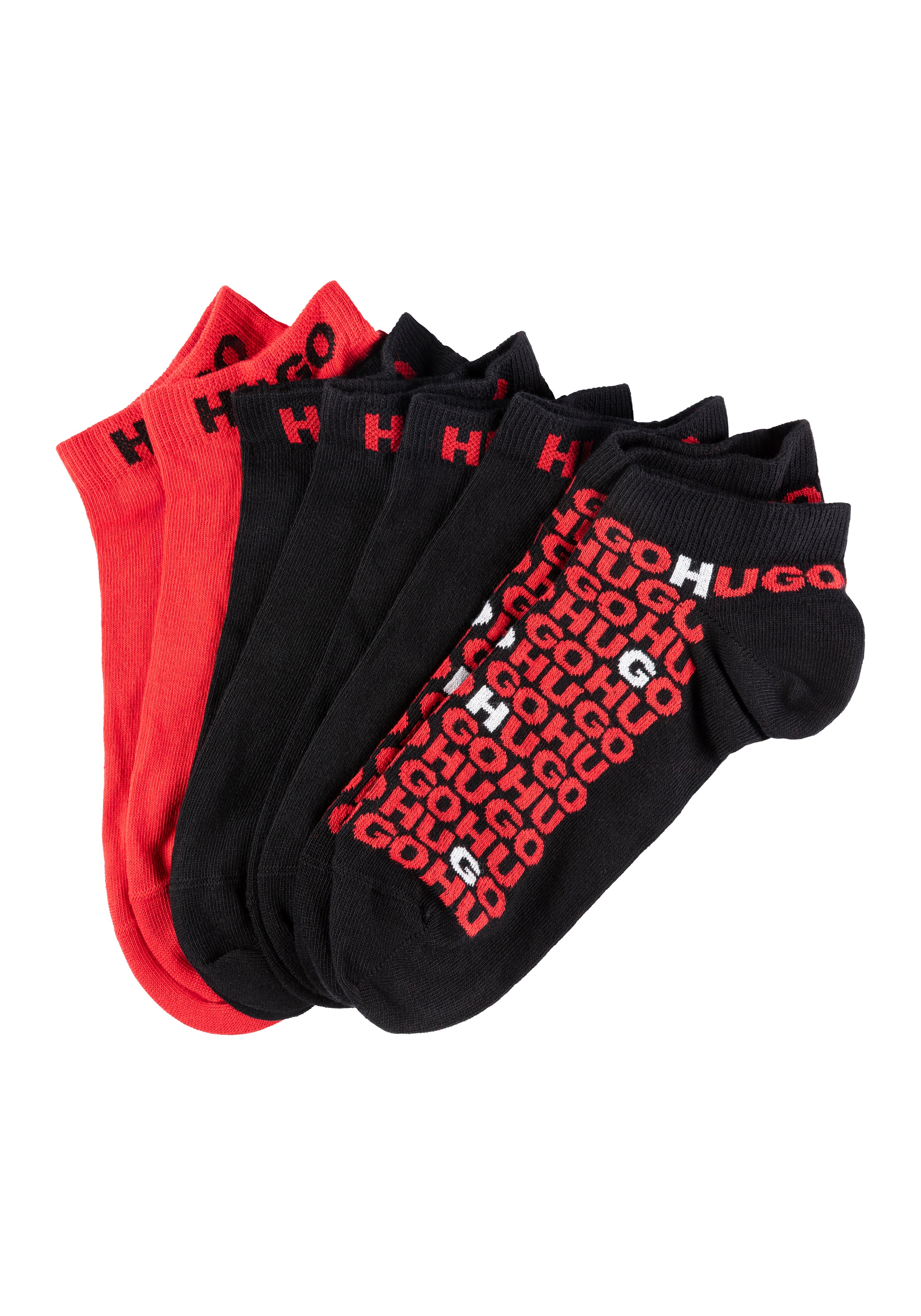 HUGO Underwear Freizeitsocken, (Set, 4), elastisch günstig online kaufen