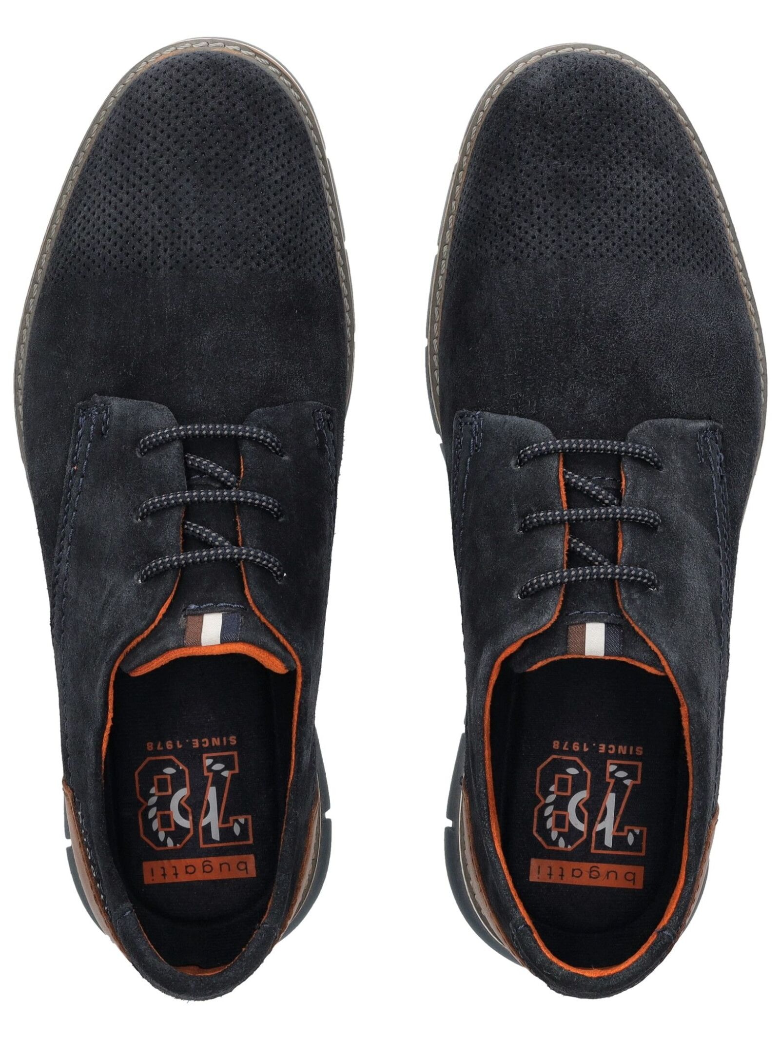 bugatti Schnürschuh »bugatti Halbschuhe Veloursleder«