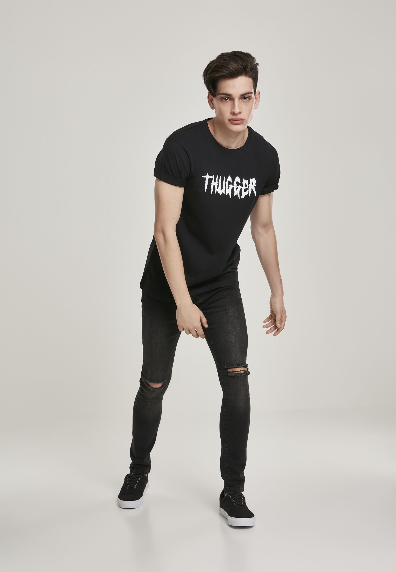 Merchcode Kurzarmshirt »Merchcode Herren Thugger Childrose Tee«, (1 tlg.)