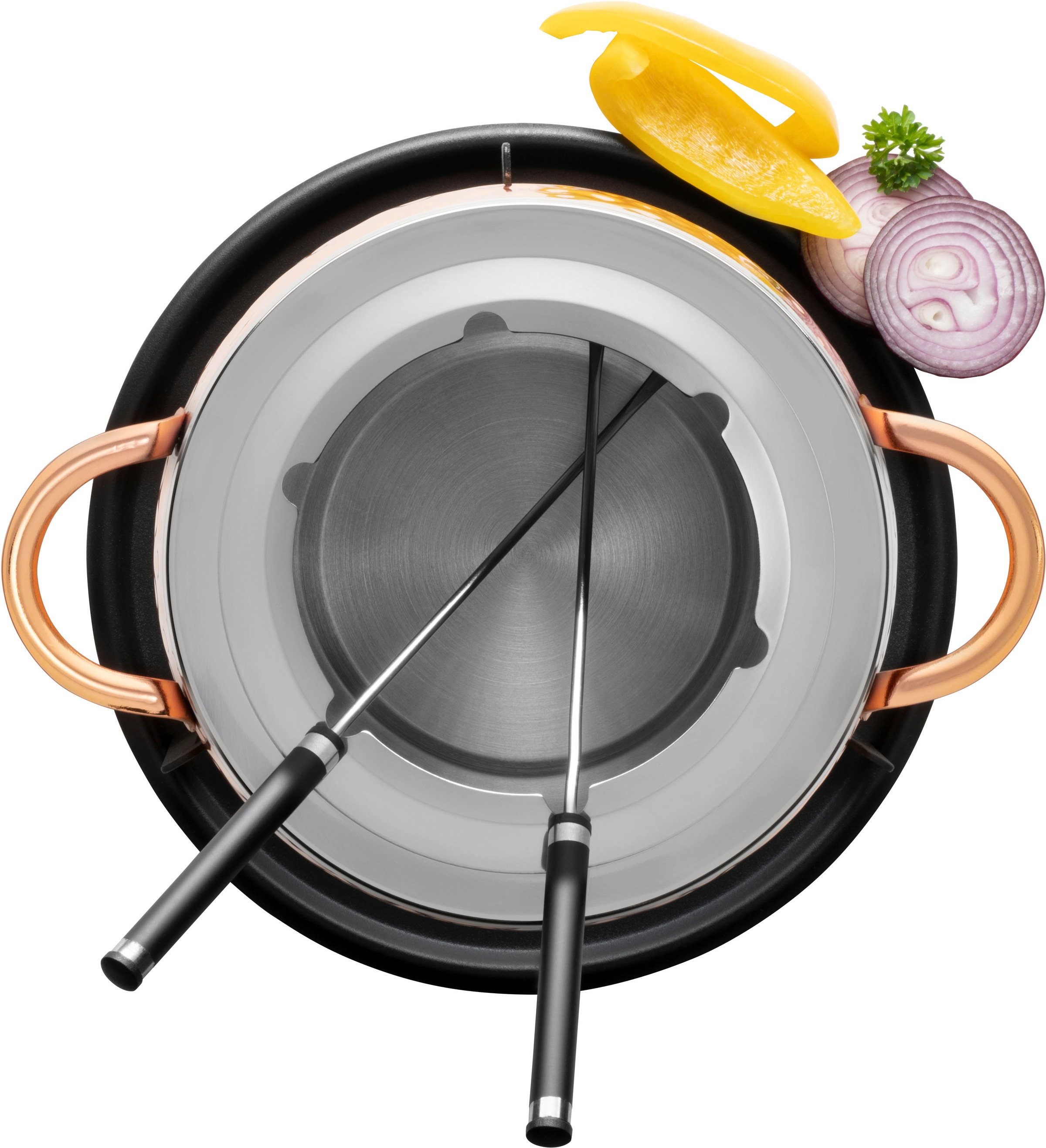 MÄSER Fonduetopf, Edelstahl 18/8, (Set, 11 tlg.)