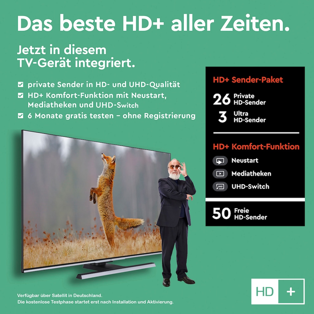 JVC LED-Fernseher »LT-43VU8185«, 108 cm/43 Zoll, 4K Ultra HD, Smart-TV