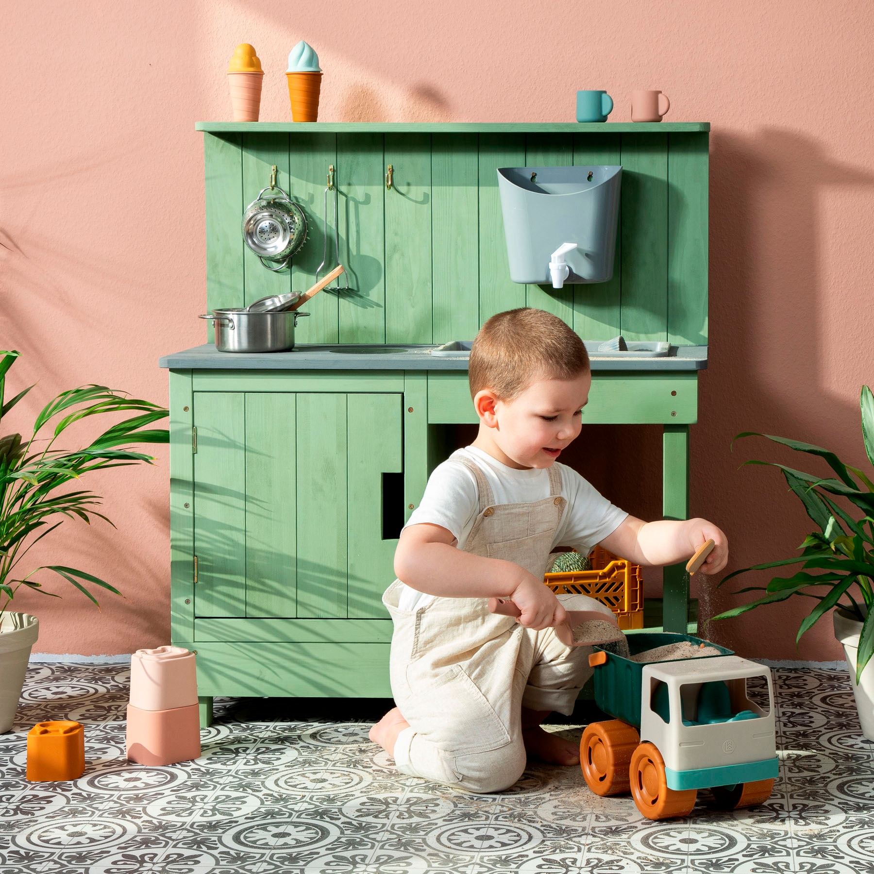 MUDDY BUDDY® Outdoor-Spielküche »Mud Expert, eukalyptus«, FSC® - schützt Wald - weltweit