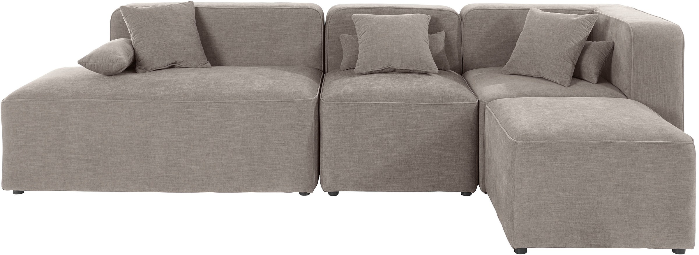 Home affaire Ecksofa "Sundstrup L-Form" Modulserie, individuelle Zusammenst günstig online kaufen