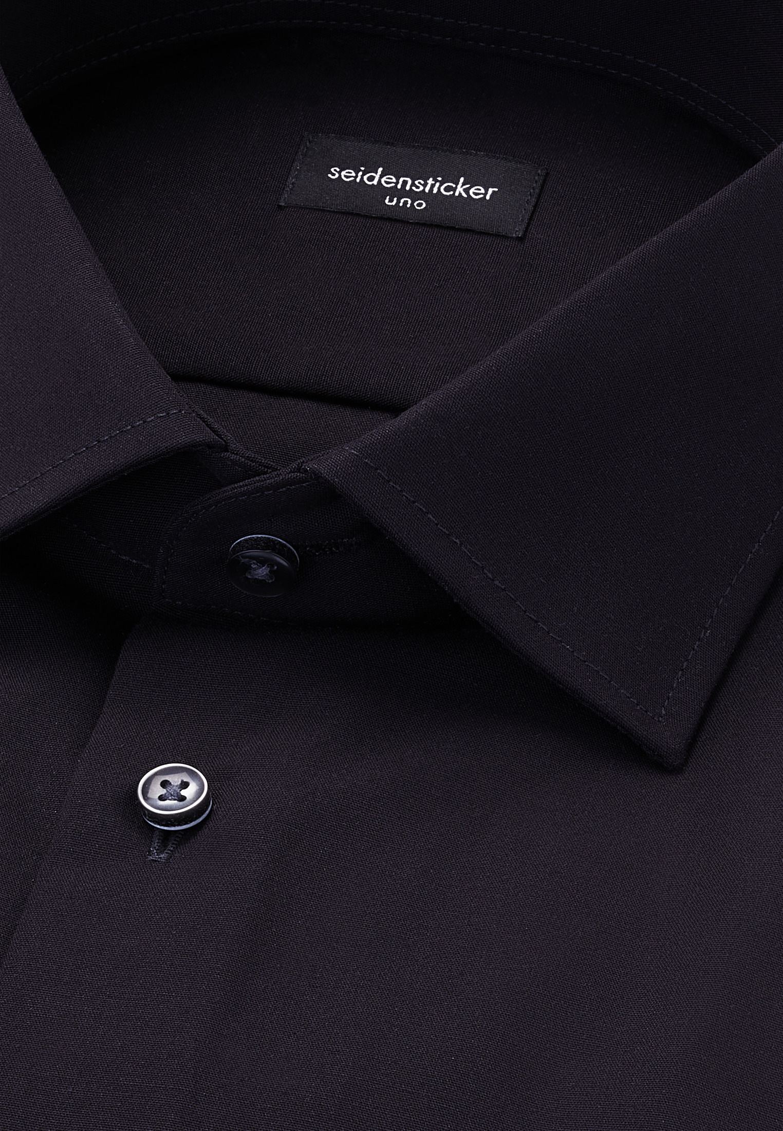 seidensticker Businesshemd »Schwarze Rose« Slim 1/1 Kentkragen Uni