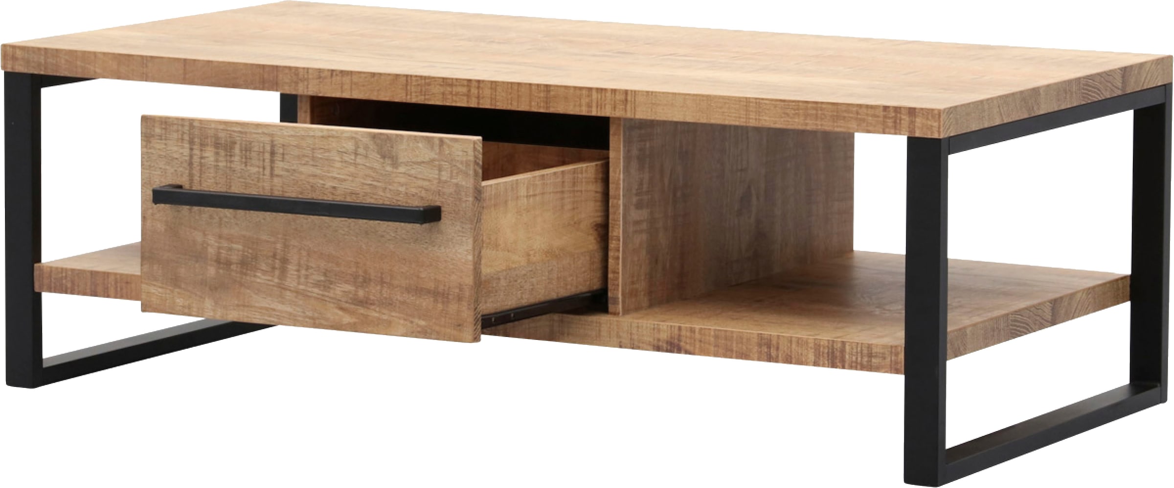 OMG Design Couchtisch »Carriba«, (1 St.), mit Schublade und Stauräumen