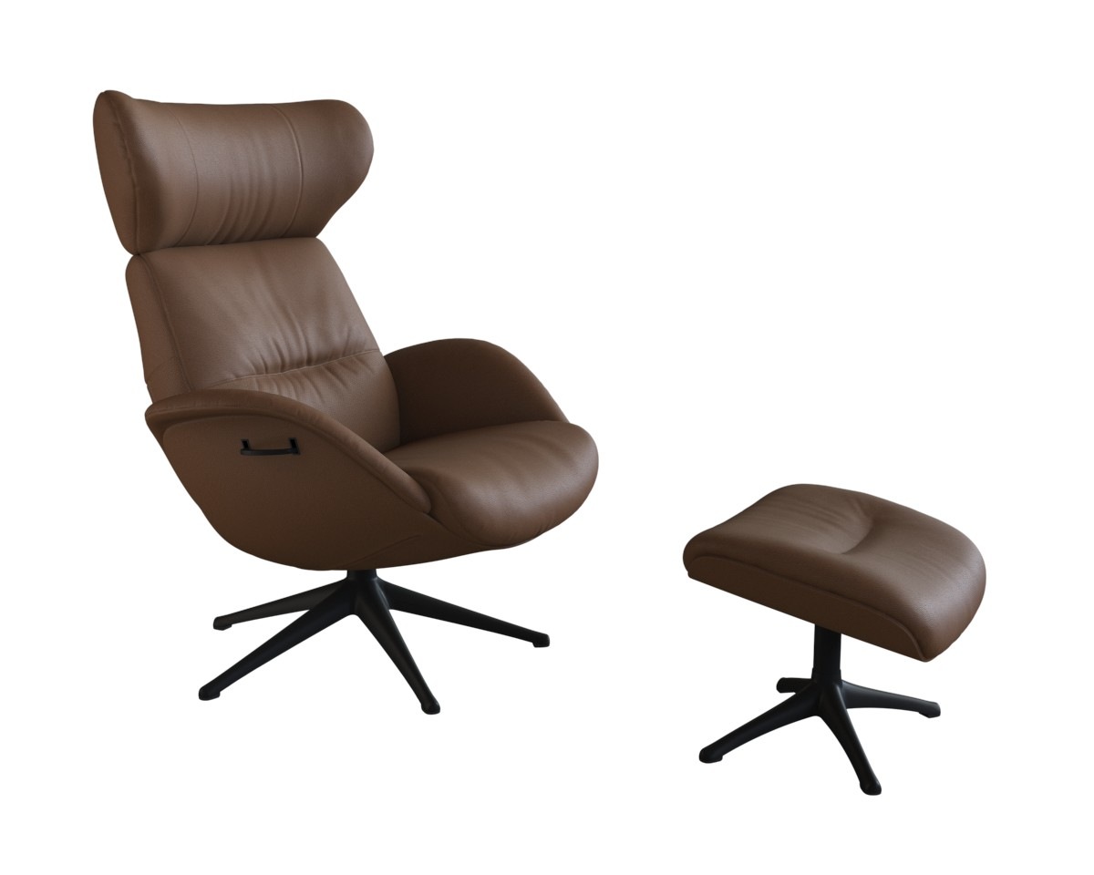 FLEXLUX Relaxsessel "Fernsehsessel More, ergonomisch, drehbar, robuster Fuß günstig online kaufen