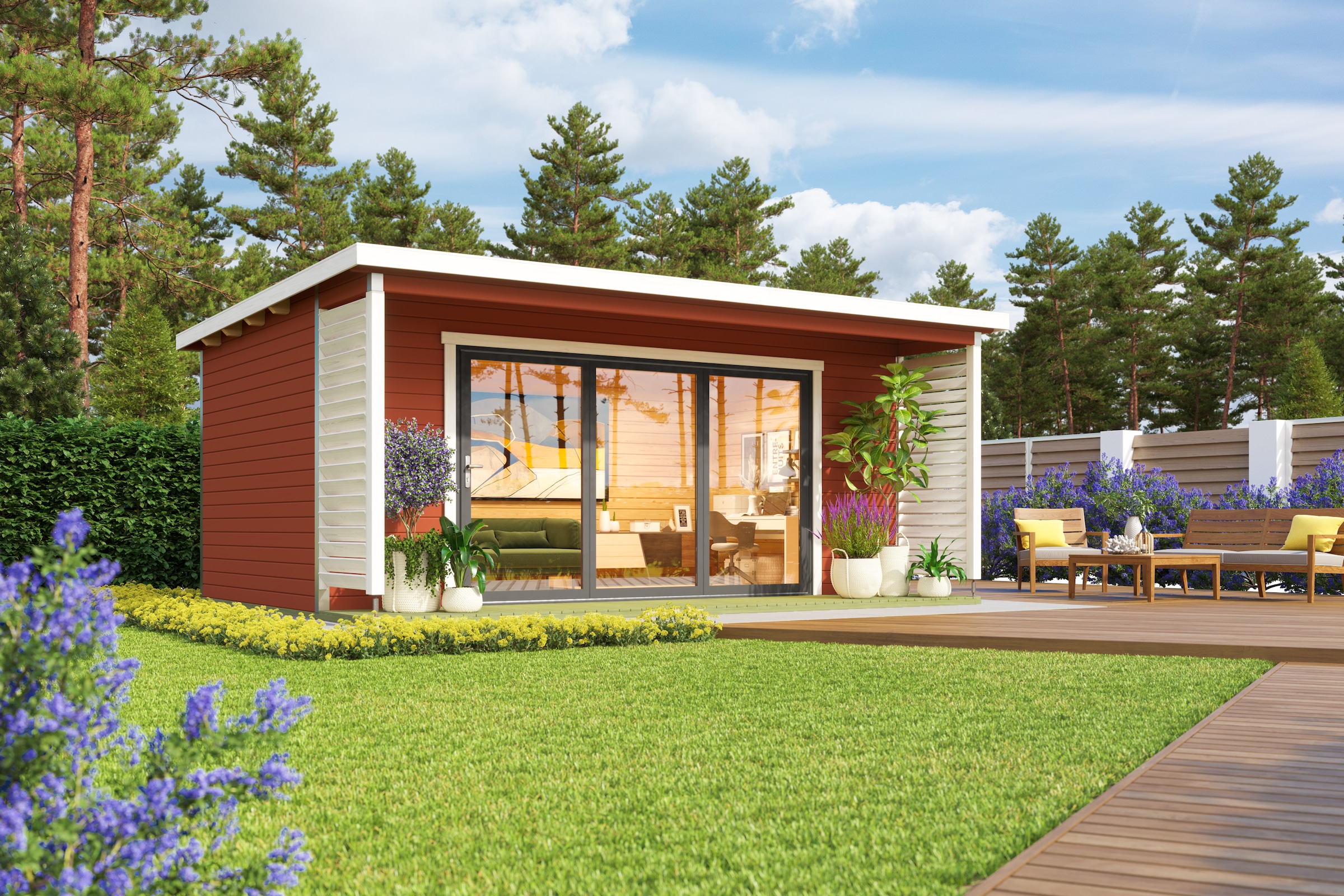 Nordic Holz Gartenhaus "LIVERPOOL 3" günstig online kaufen