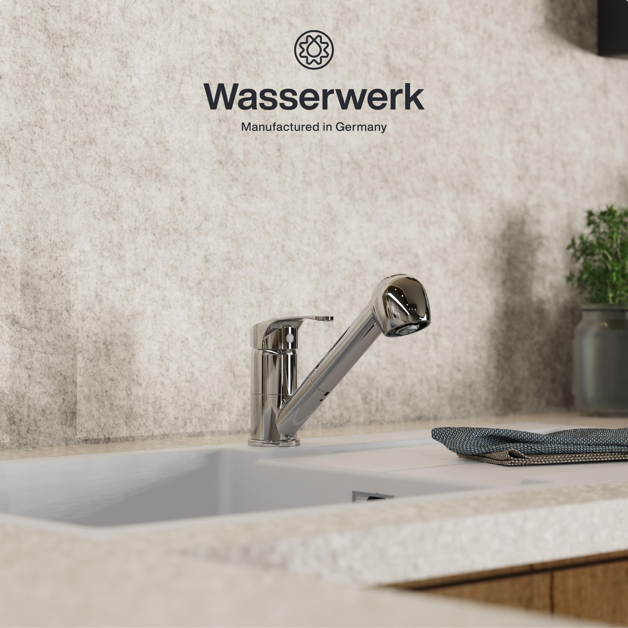 WASSERWERK Spültischarmatur »WK 7, Wasserhahn, Küche, Einhebelmischer«