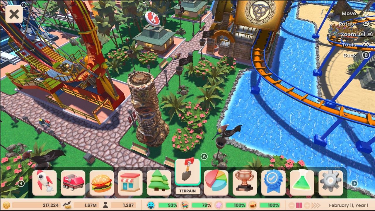 ATARI Spielesoftware »RollerCoaster Tycoon Adventures Deluxe«, PlayStation 4