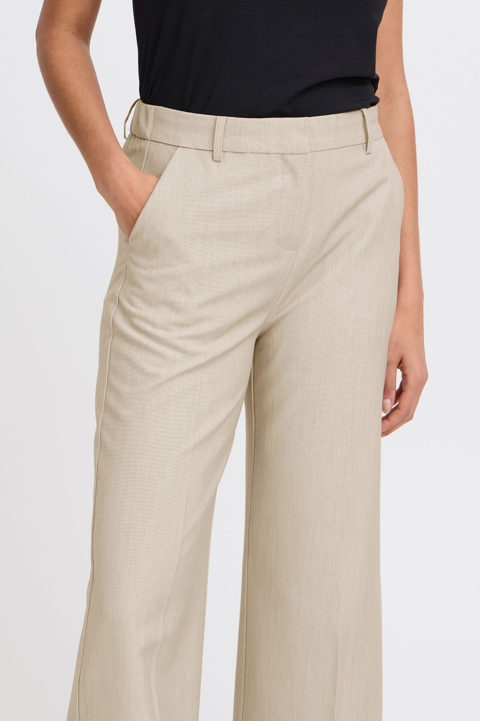 b.young Stoffhose »Stoffhose BYDANTA WIDE LEG PANTS 2 CROPPED«