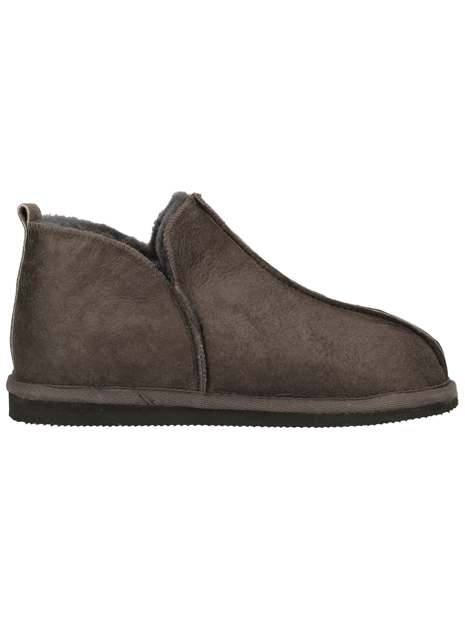 Hausschuh SHEPHERD "Shepherd Hausschuhe Leder", Damen, Gr. 41, grau (dunkelgrau), Leder, Schuhe Hausschuh 3