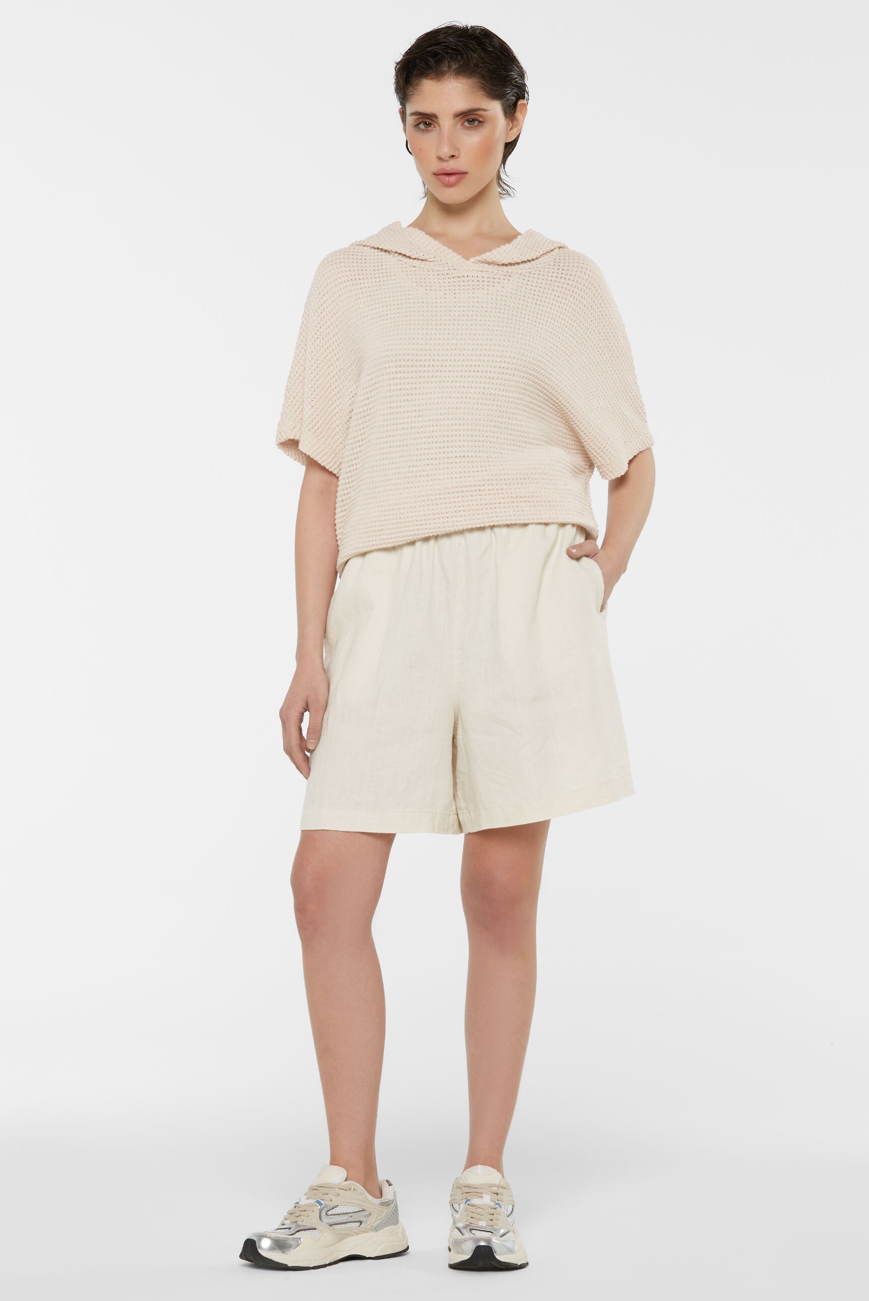 SENSES.THE LABEL Shorts, aus Leinen