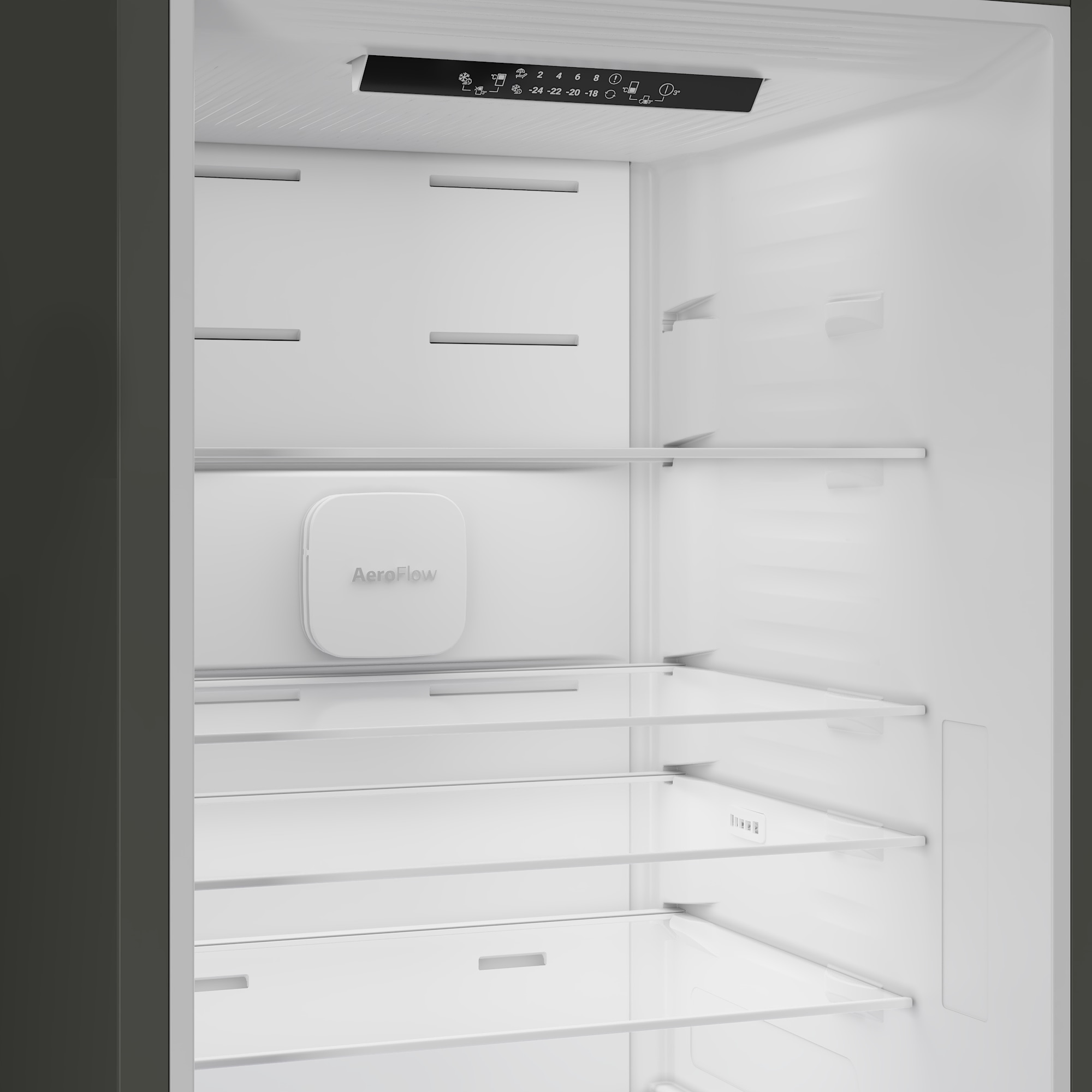 BEKO Kühl-/Gefrierkombination »B5RCNA376HXB« 186,5 cm hoch 59,5 cm breit Volle Kapazität – ohne Abtauen