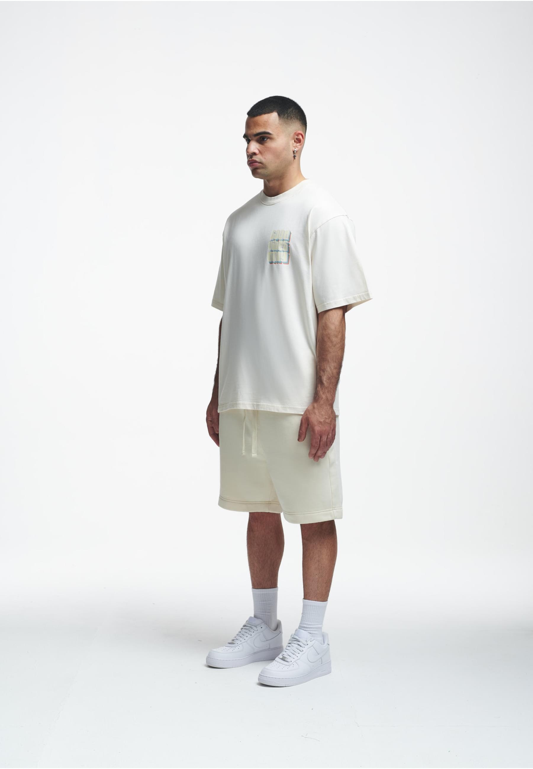 2Y Studios T-Shirt »2Y Studios Herren 2Y Good Vibes Only Oversize Tee«, (1 tlg.)