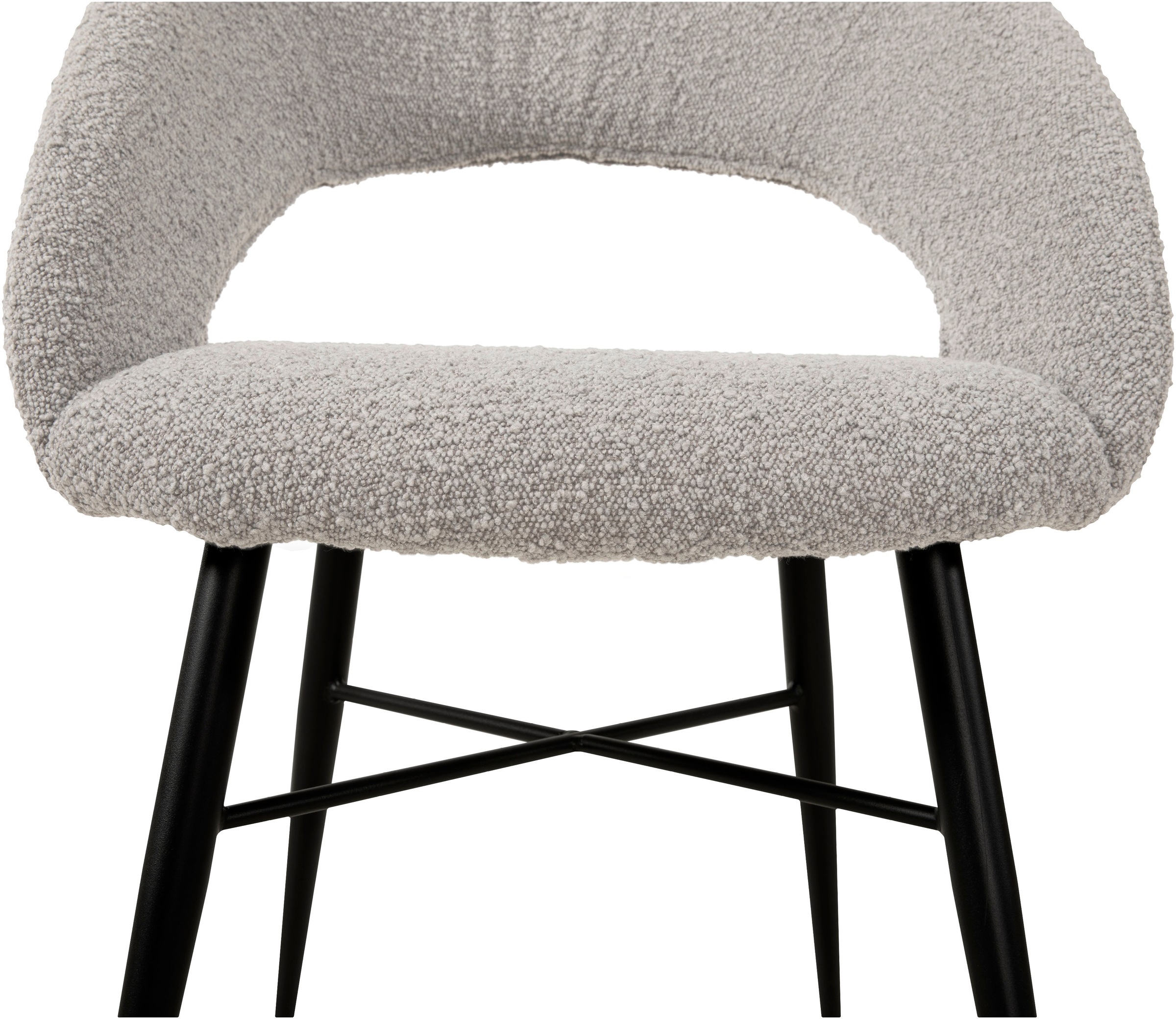 OMG Design Esszimmerstuhl »Marley«, (Set), 1 St., Stoff, mit modernem Cut-Out, Bouclé Bezug