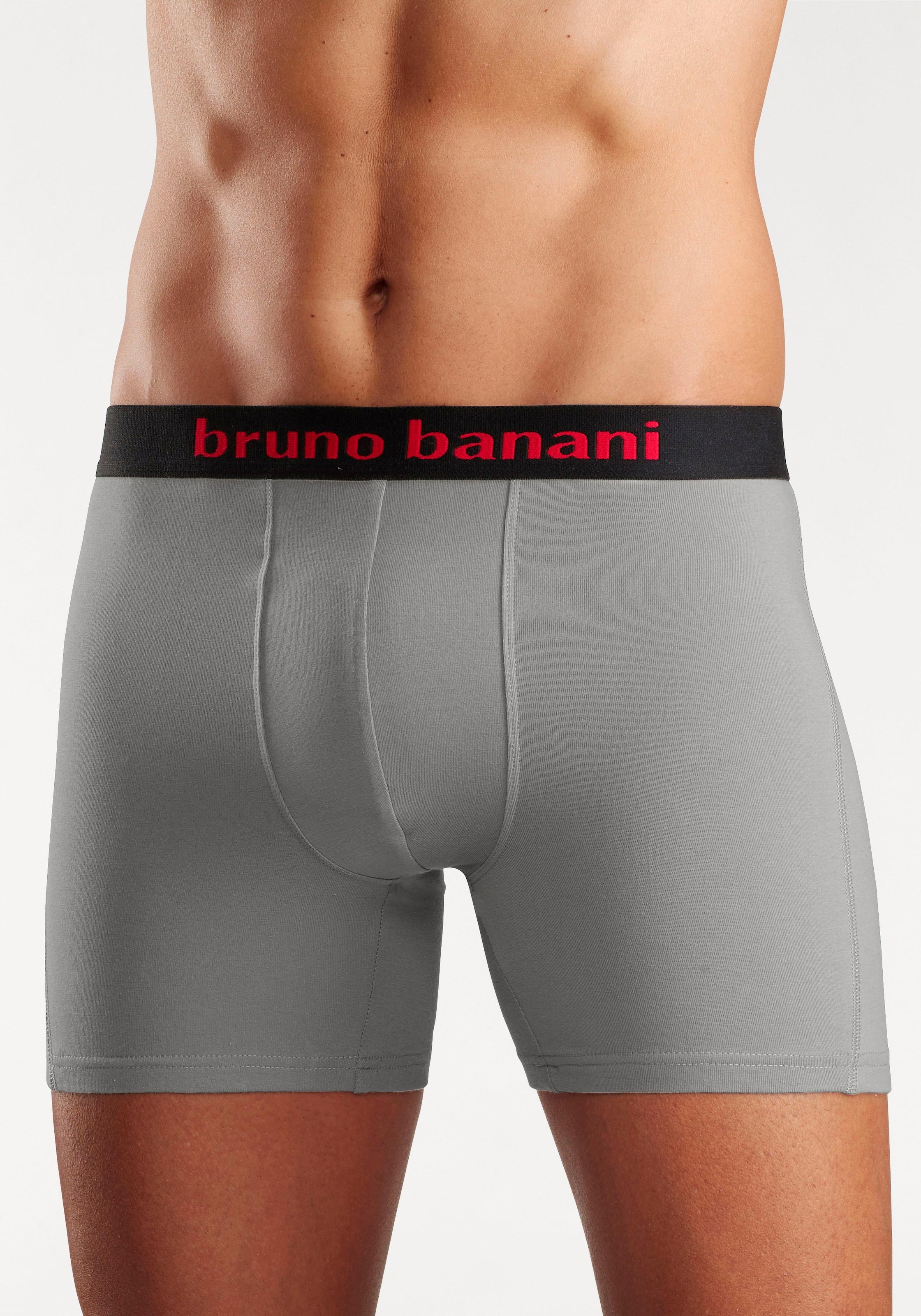 Bruno Banani Boxer "Boxershorts für Herren", (Packung, 4 St.), mit längerem günstig online kaufen