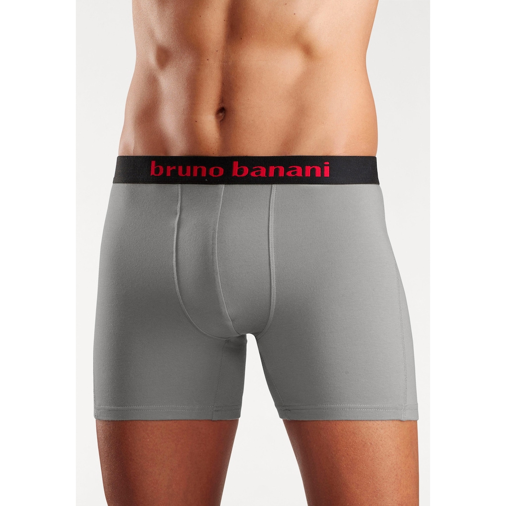 Bruno Banani Langer Boxer, (Packung, 4 St.)