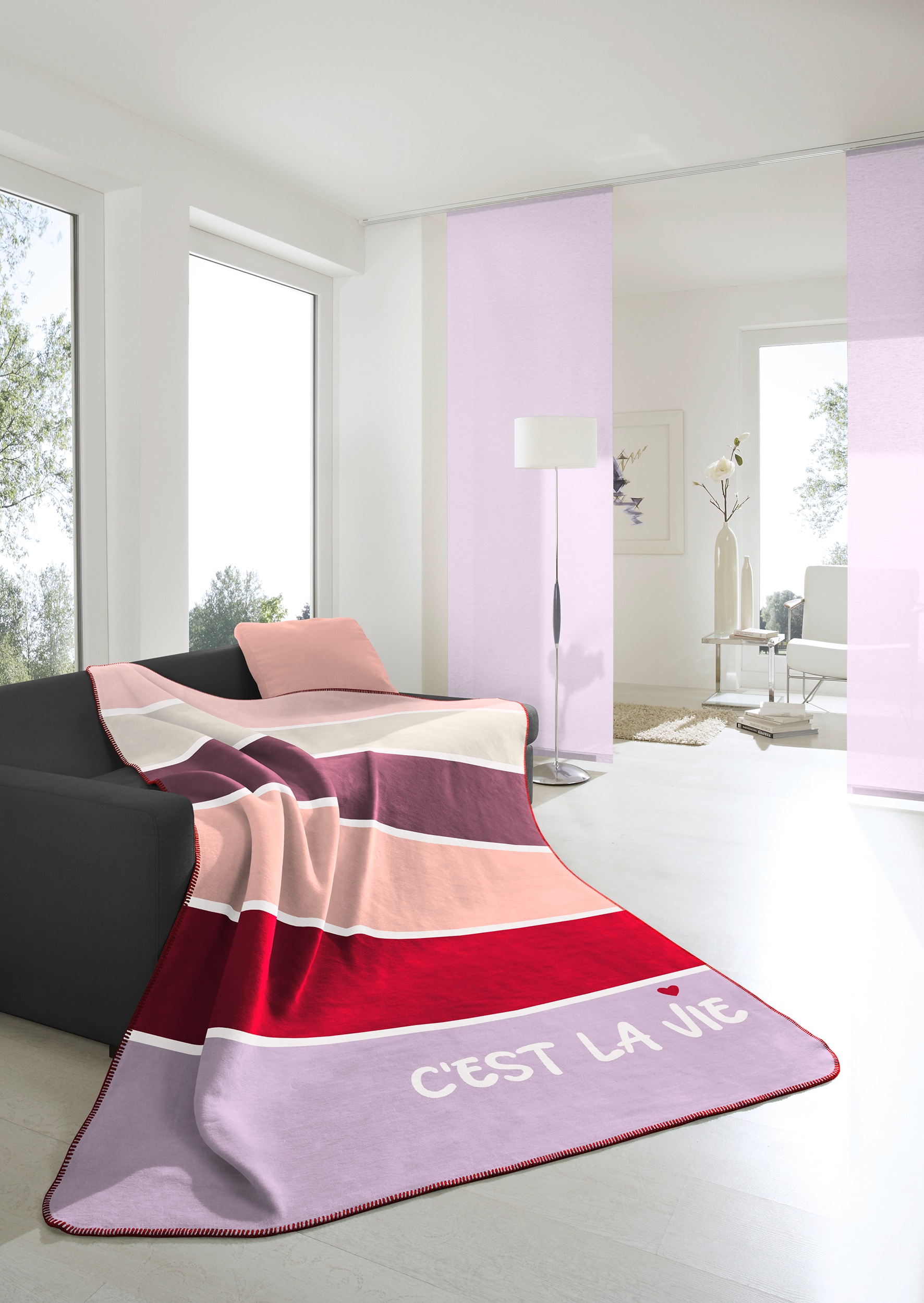 Biederlack Wohndecke »Colour Crush, 150 x 200 cm« Mischgewebe