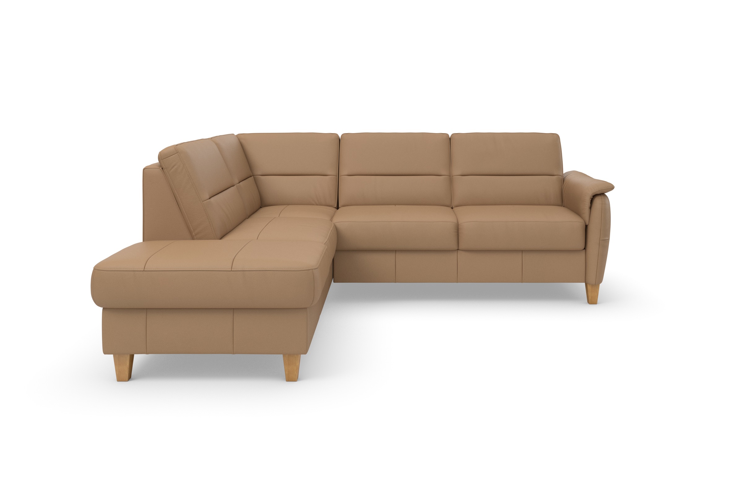Home affaire Ecksofa »Palmera L-Form«, Federkern, wahlweise mit Bettfunktion und mit/ohne Stauraum