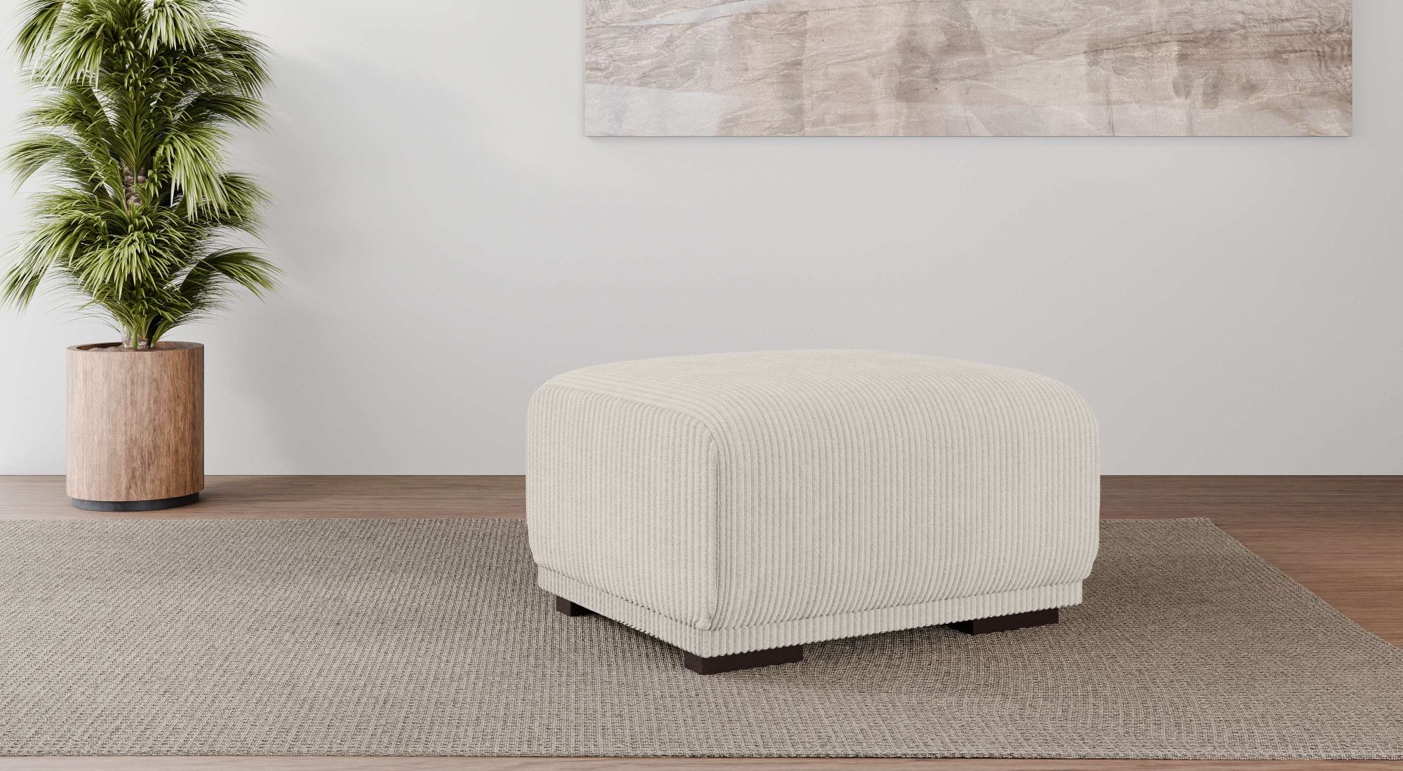 Home affaire Polsterhocker "BORNHOLM, kleiner Hocker passend zur Serie, Maß günstig online kaufen