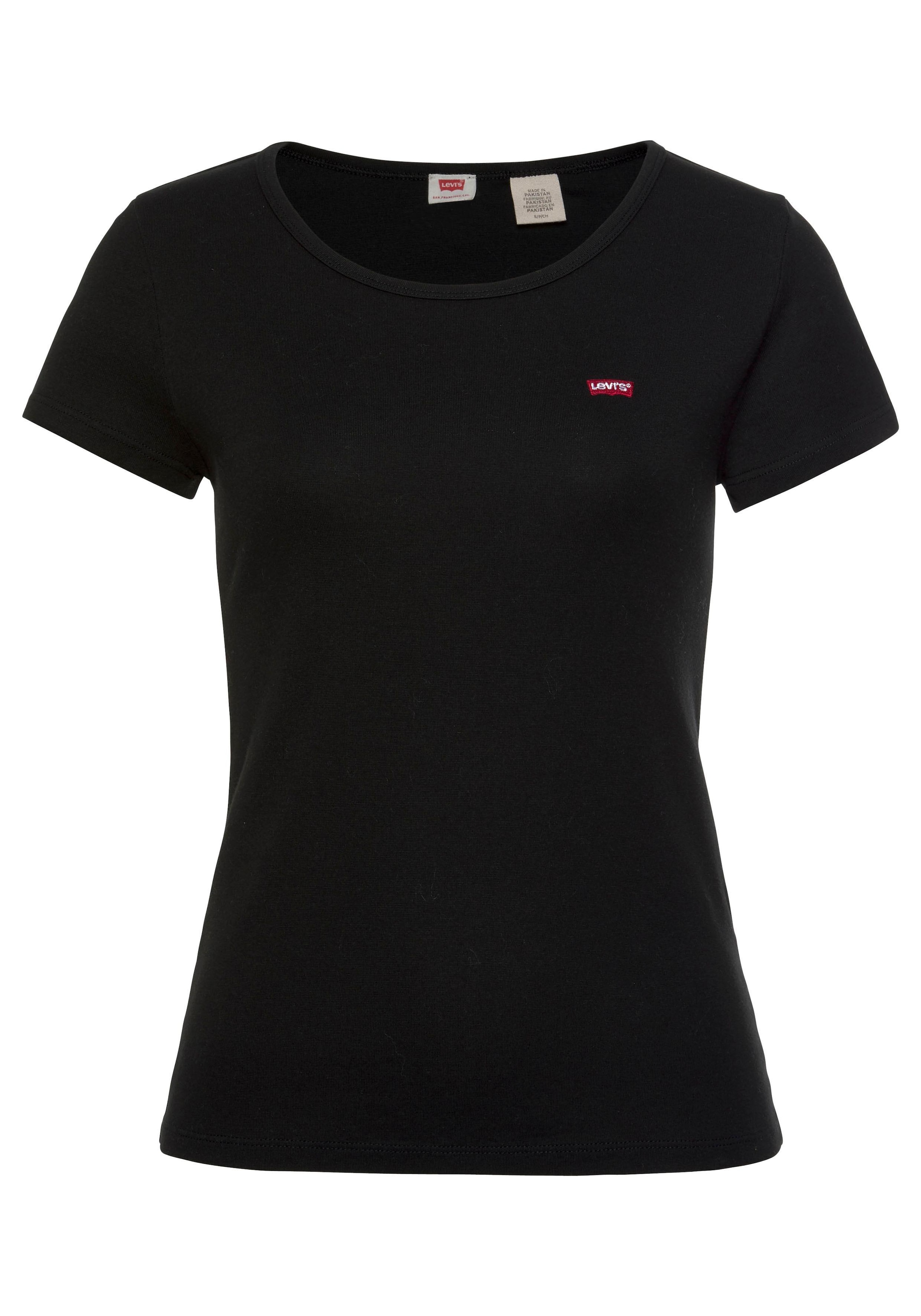 Levi's® T-Shirt »Mini-Logo«, (2 tlg., 2er-Pack), mit kleiner Markenlogo-Stickerei auf der Brust