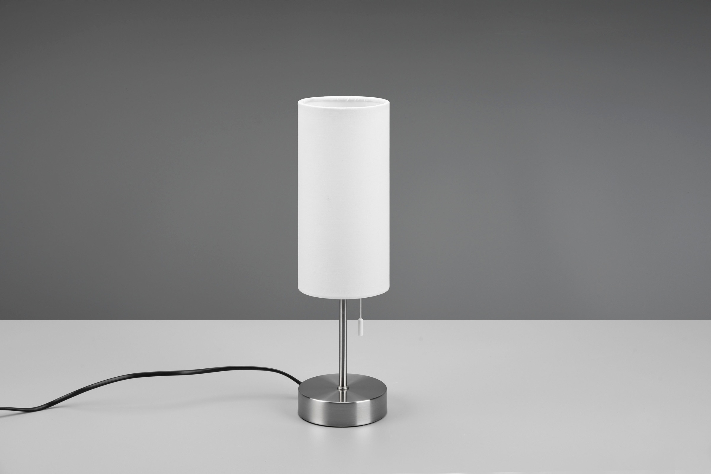 TRIO Leuchten Schreibtischlampe »Jaro«, 1 flammig, Leuchtmittel E27 | ohne Leuchtmittel, Tischleuchte mit USB-C Ladeanschluss, Zugschalter, exkl 1xE27 max 25W