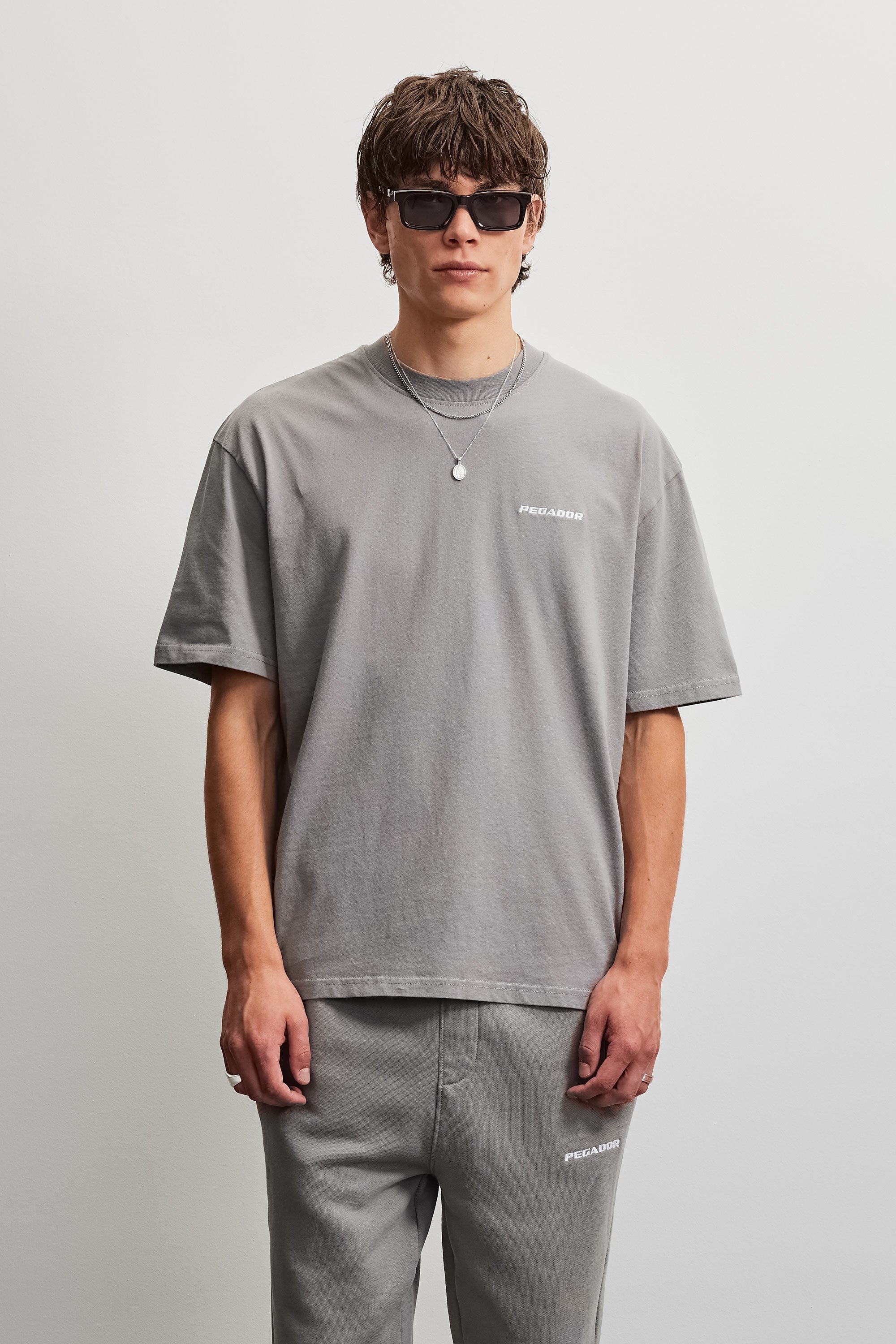 PEGADOR T-Shirt »LOGO OVERSIZED TEE« Baumwolle, oversize