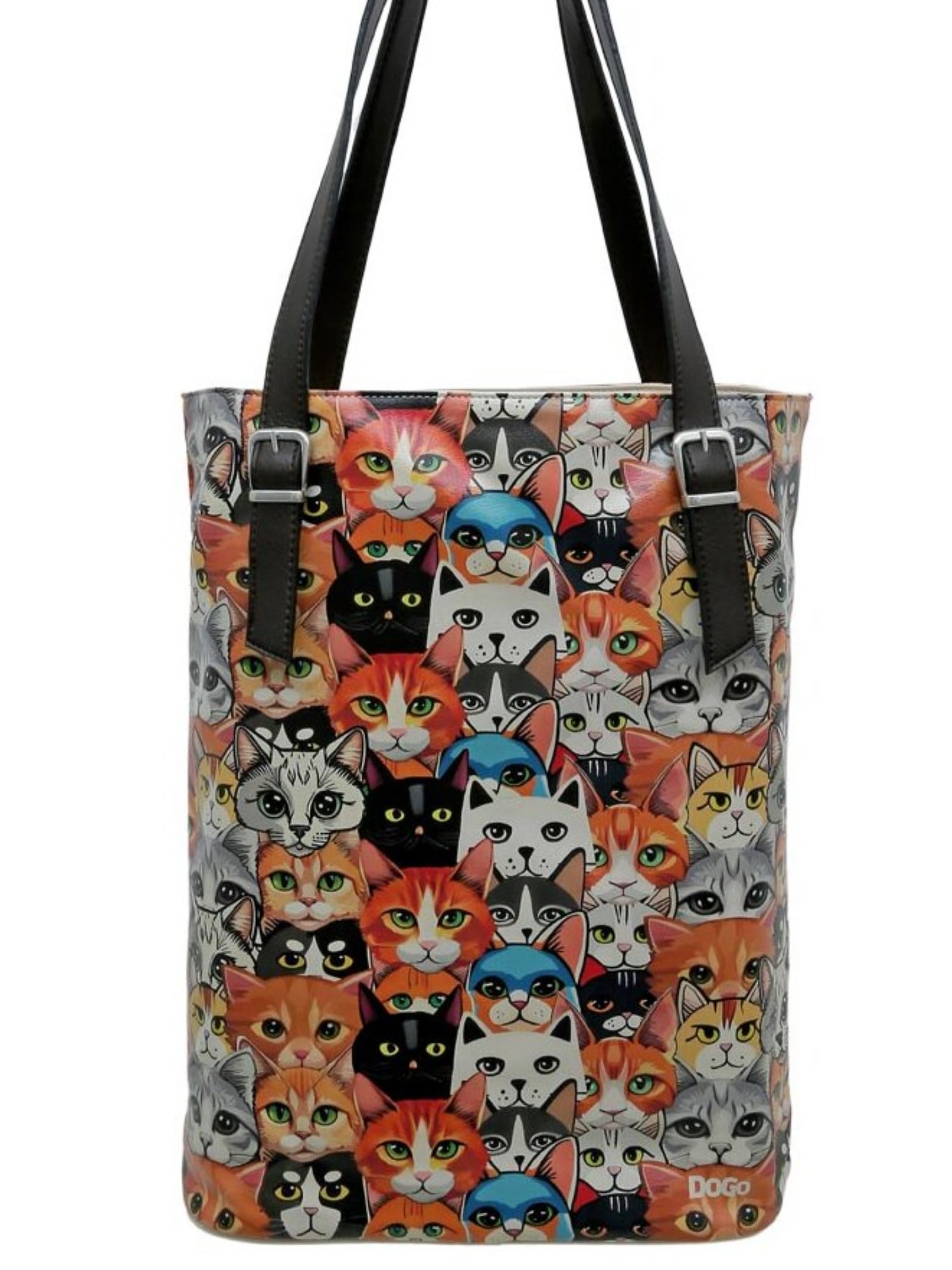 Umhängetasche »Damen Tall Bag Cat Audience Vegan Damen Handtaschen (Fashion) /«, Vegan