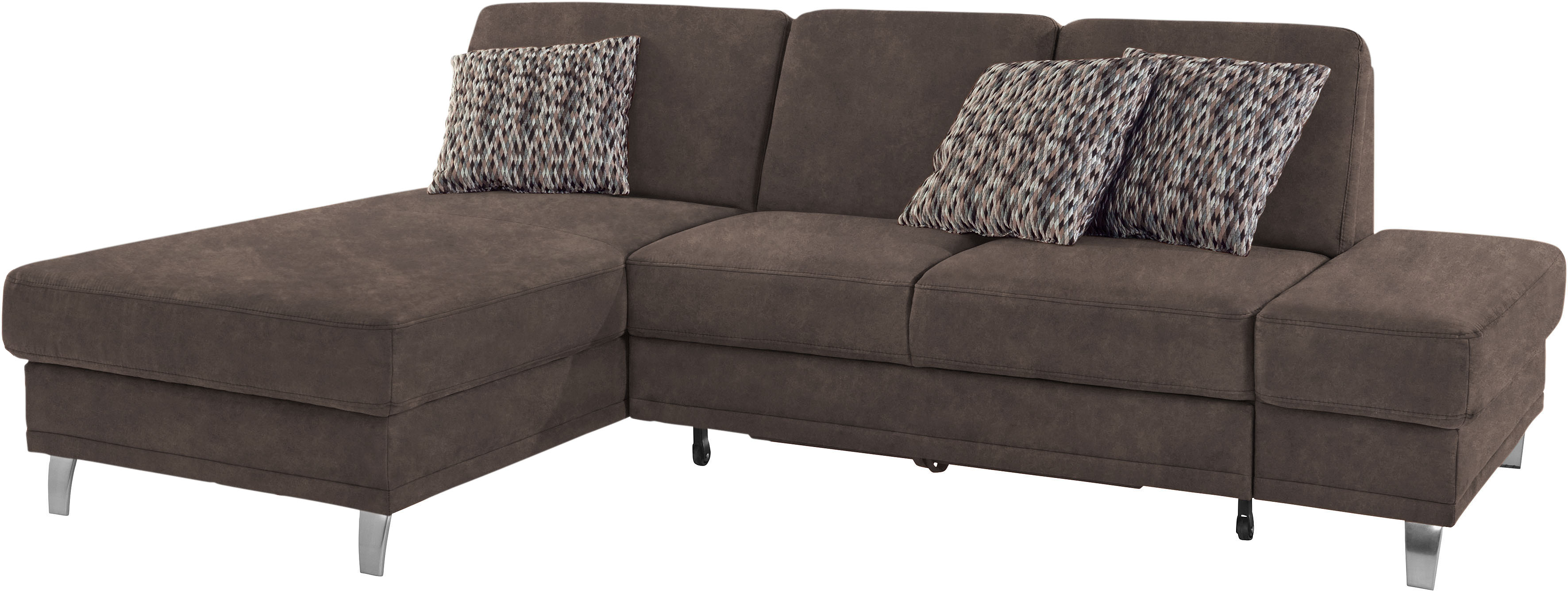 Thumbnail - sit&more Ecksofa "Clio L-Form", wahlweise mit Bettfunktion oder Vorziehsitz und Bettkasten, Federkern