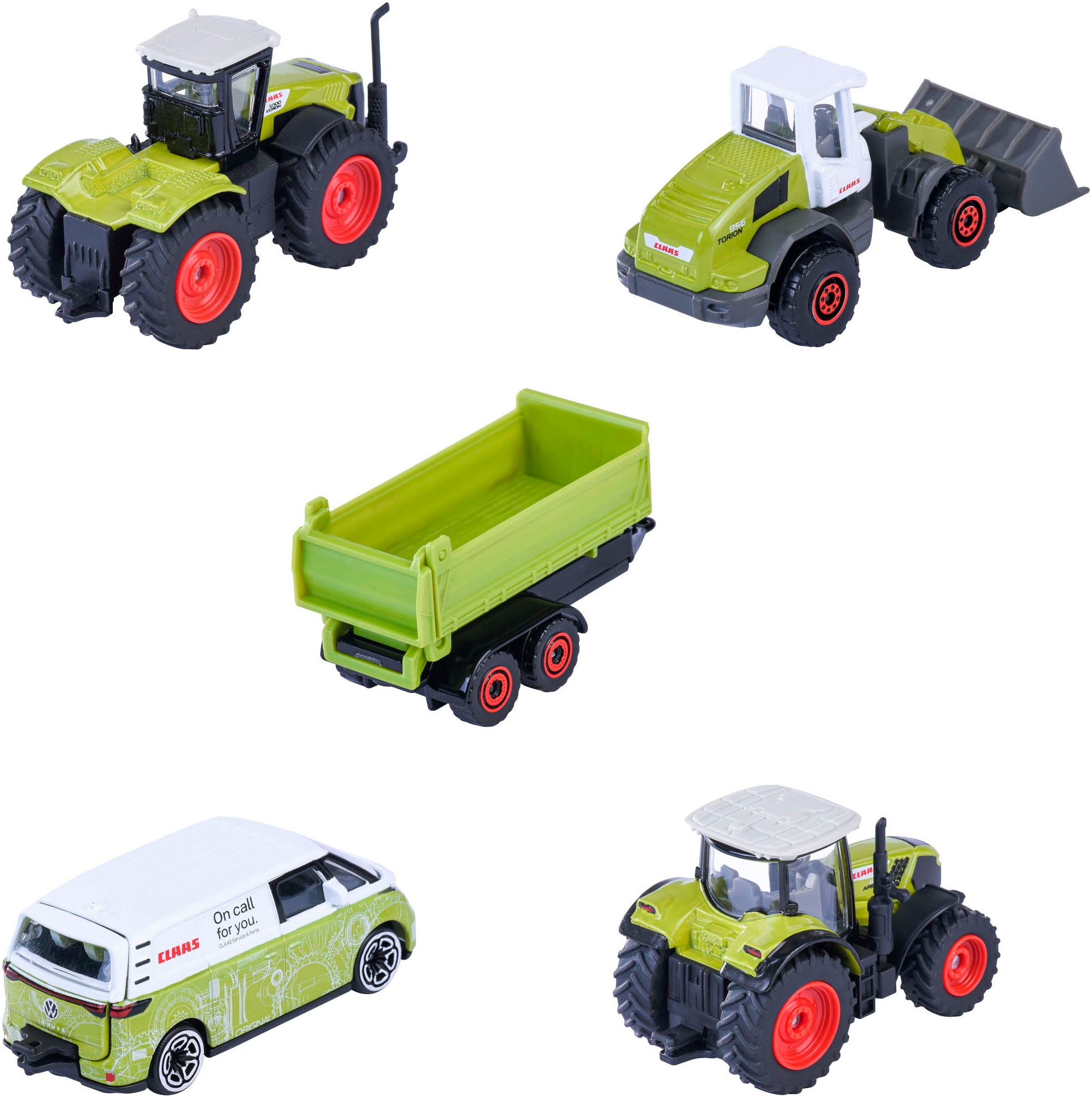majORETTE Spielzeug-Traktor »Claas Farm 5 Pieces Giftpack«