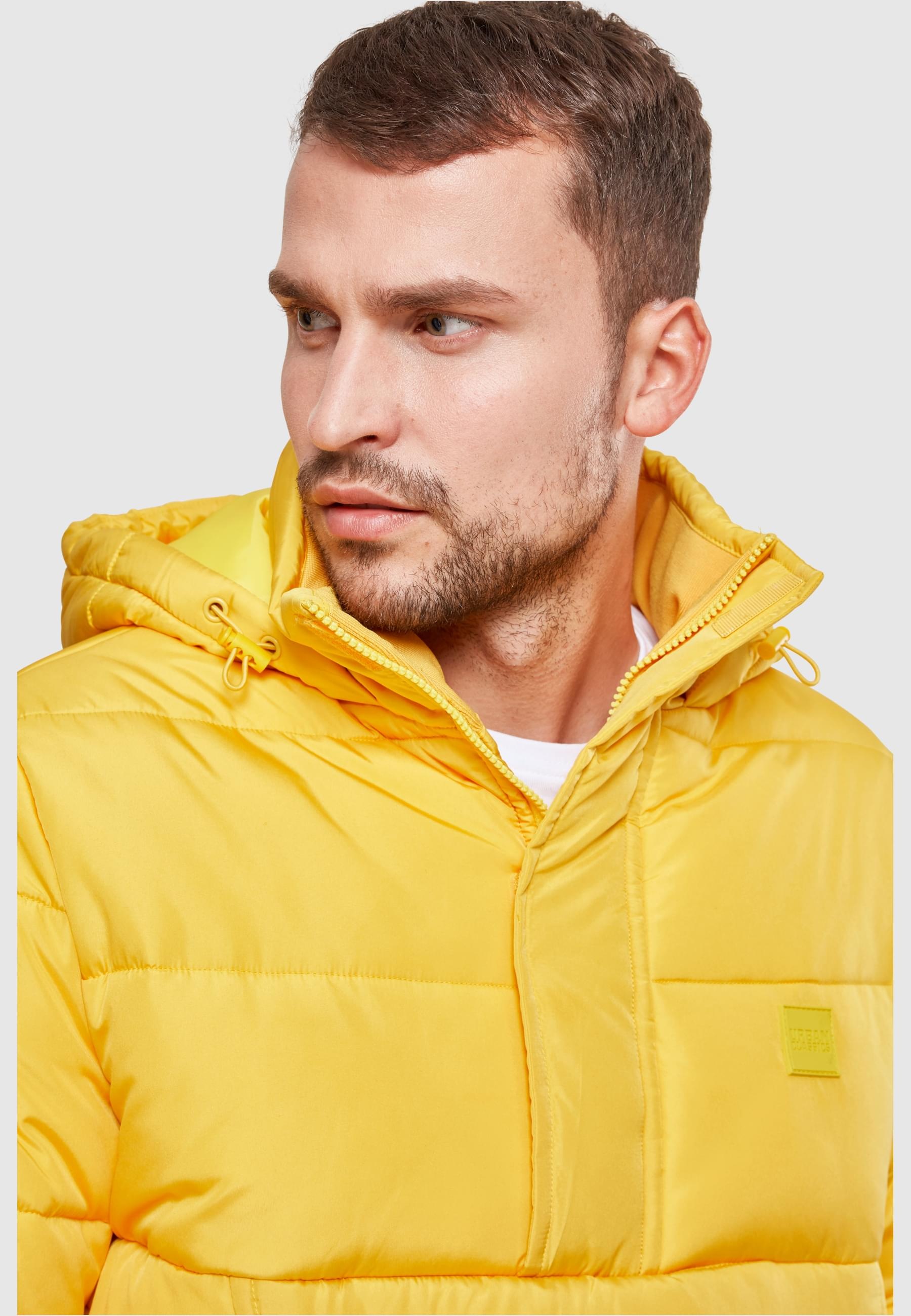 URBAN CLASSICS Winterjacke »Urban Classics Herren Pull Over Puffer Jacket«, (1 St.), mit Kapuze