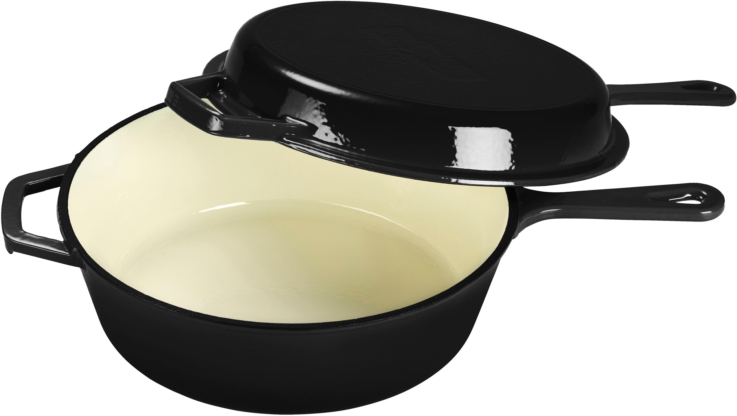 ECHTWERK Schmortopf "2 in 1 Set - Topf & Pfanne aus Gusseisen" Set, 2 Stk. günstig online kaufen