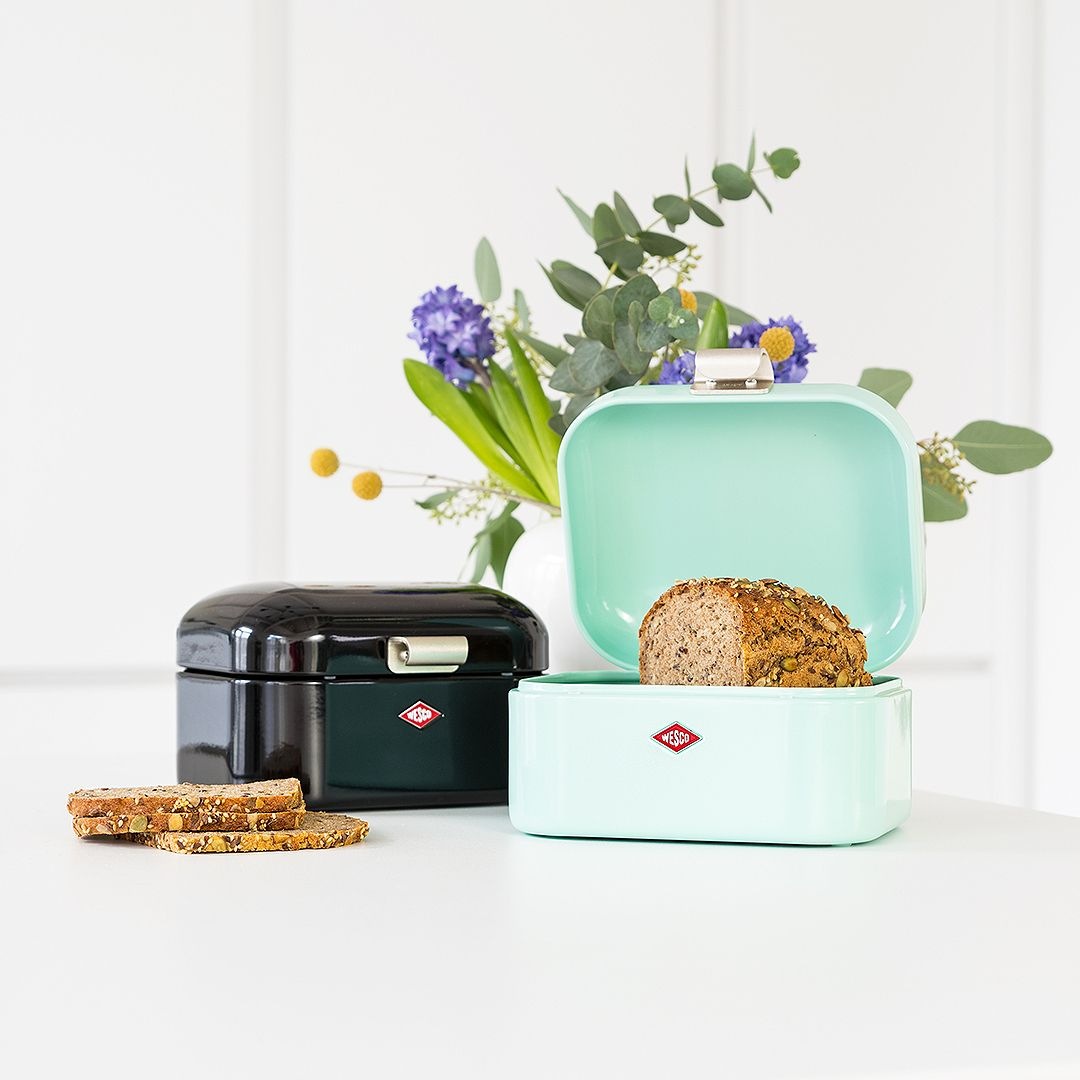 Thumbnail - WESCO Brotkasten "Mini Grandy" 1 Stk. tlg. Metallscharniere, Gummistopper, Lüftungsloch / Griff, 2 L