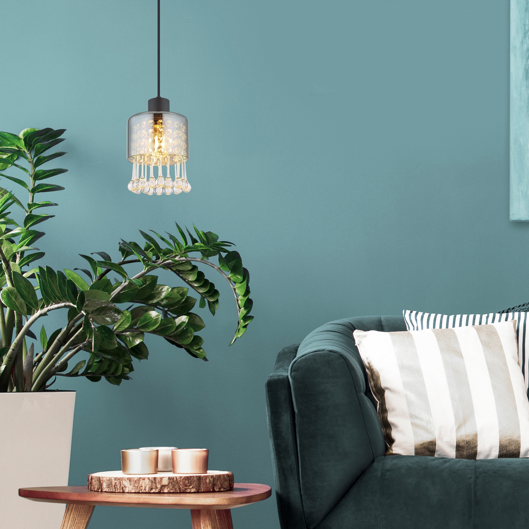 GLOBO LIGHTING Hängeleuchte »HENDRY« E27 1 Stk. Hängelampe Esszimmer-Leuchte Esstischleuchte Wohnzimmer