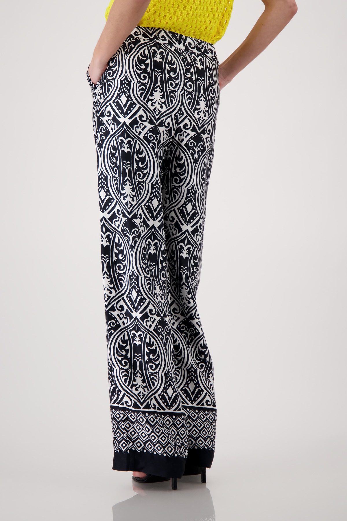 Monari Palazzohose  Regular fit mit Muster