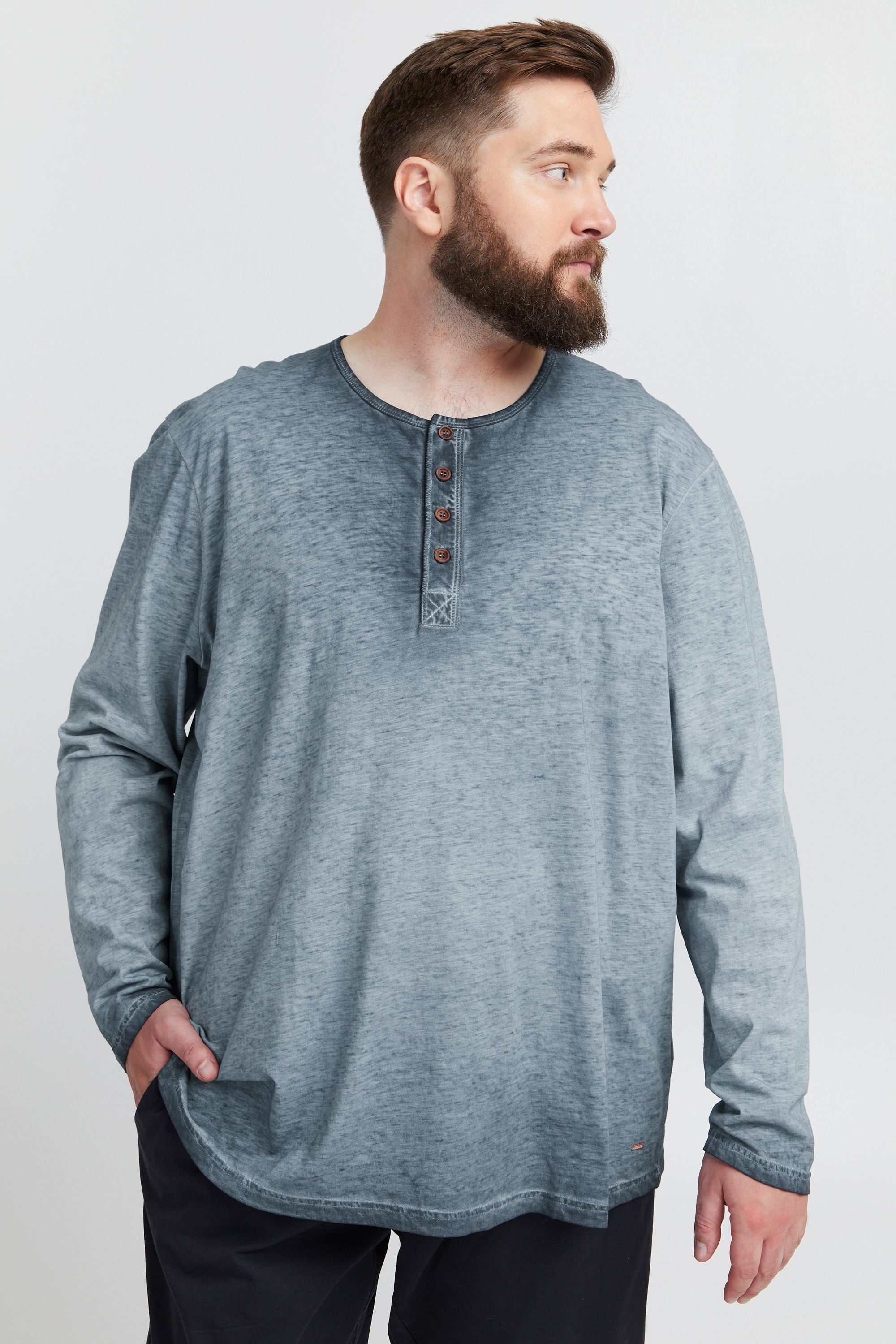 Solid Langarmshirt "Langarmshirt SDTimur BT" günstig online kaufen