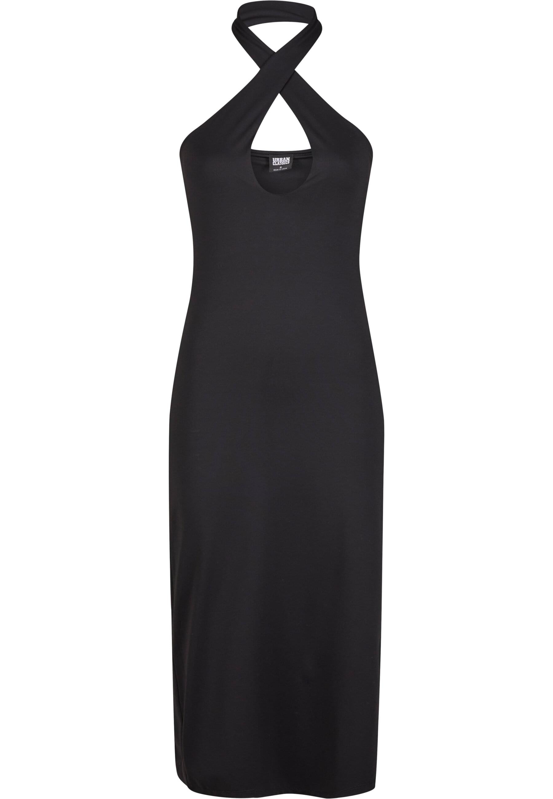 URBAN CLASSICS Shirtkleid "Urban Classics Ladies Crossed Neckholder Dress", günstig online kaufen